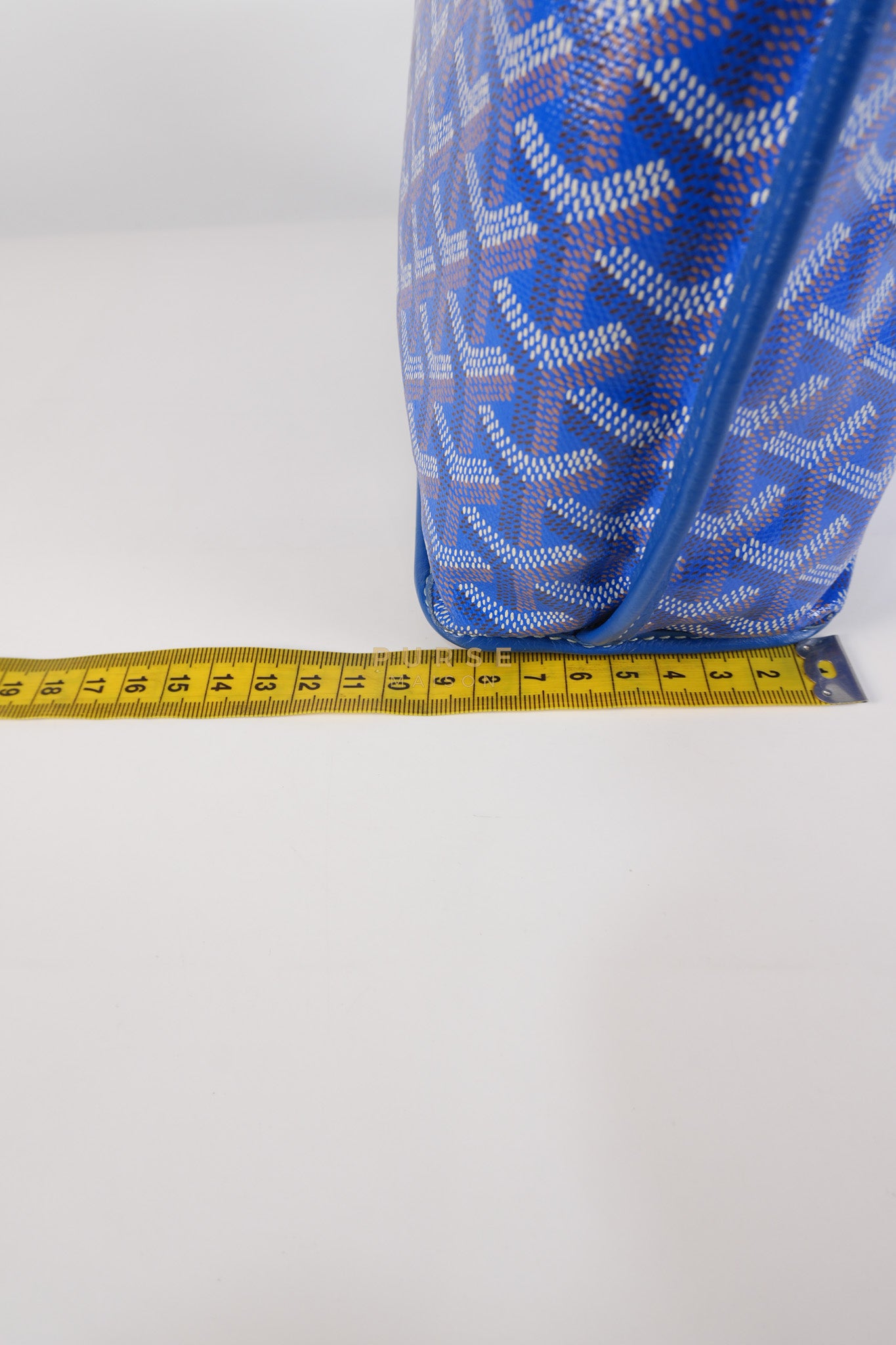 Mini Anjou in Blue Goyardine Canvas | Purse Maison Luxury Bags Shop