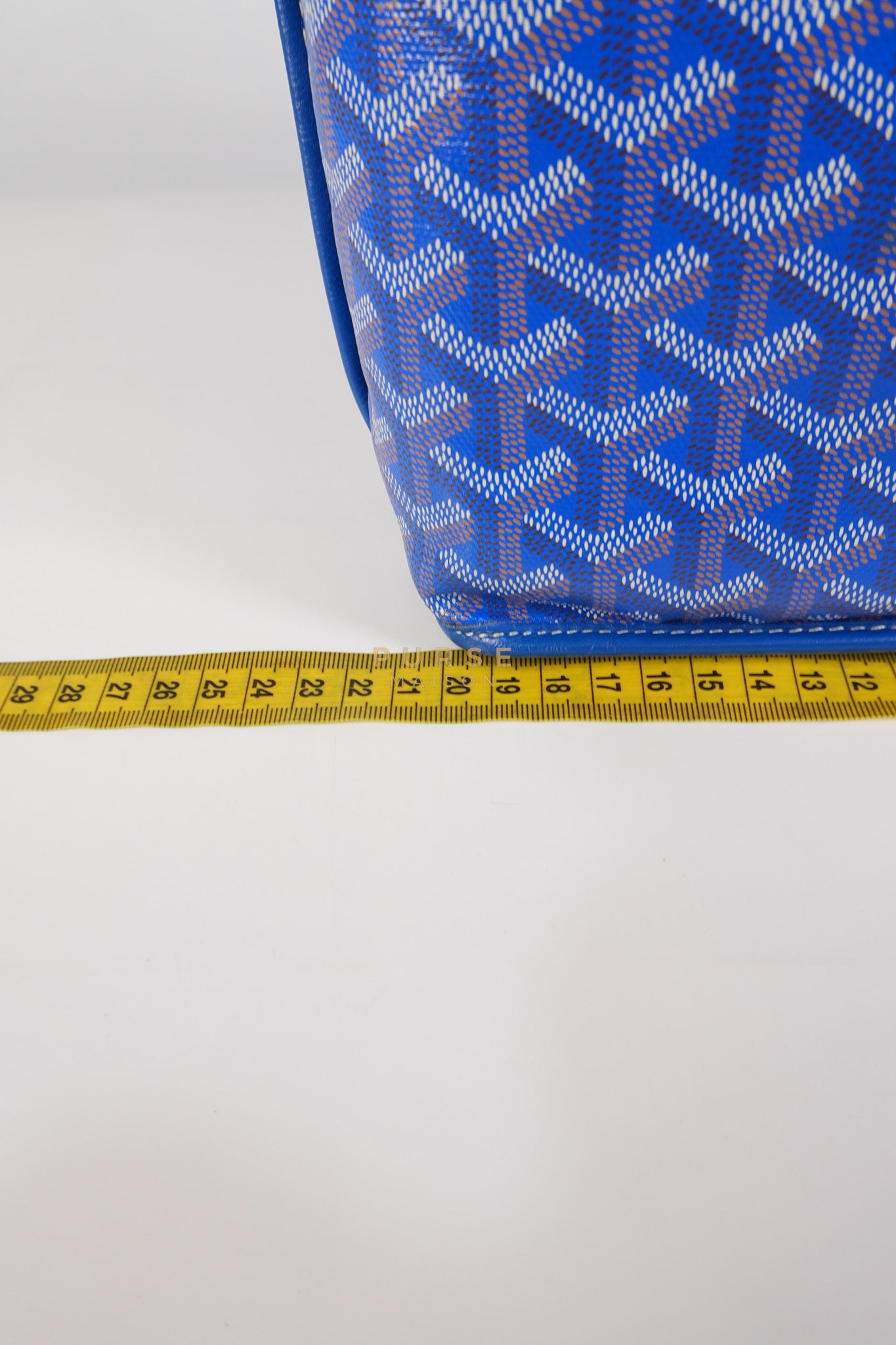 Mini Anjou in Blue Goyardine Canvas | Purse Maison Luxury Bags Shop