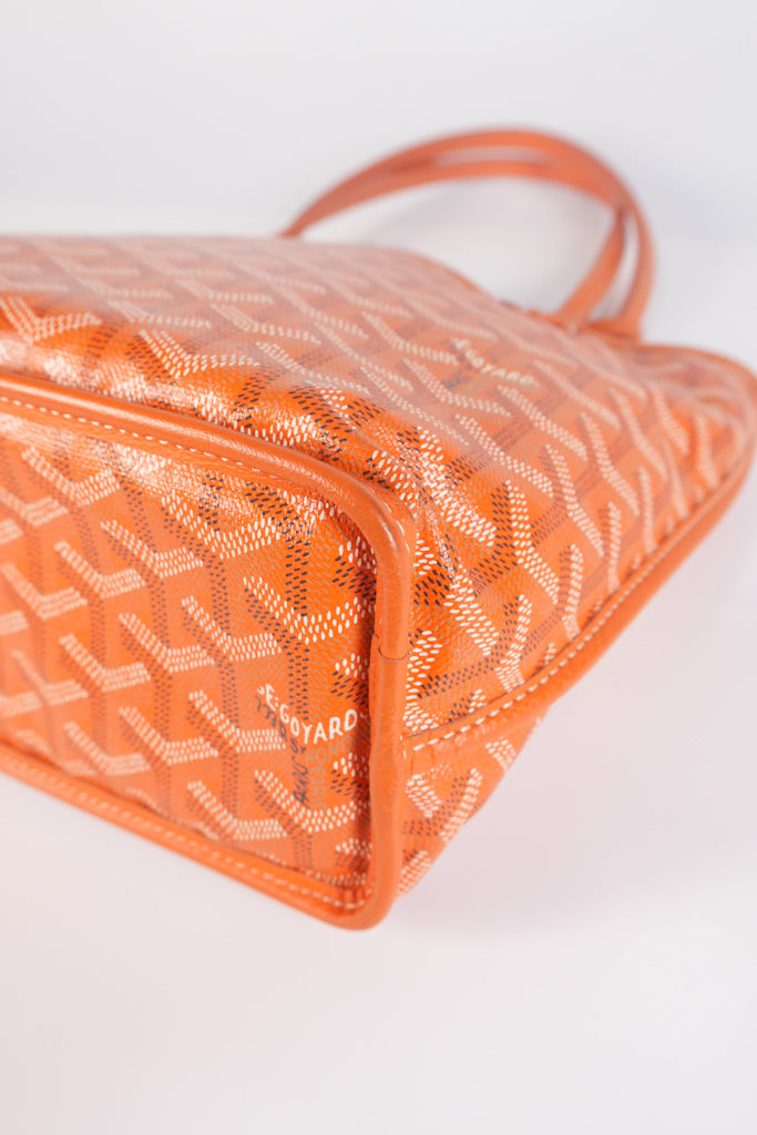 Mini Anjou in Orange Goyardine Canvas | Purse Maison Luxury Bags Shop