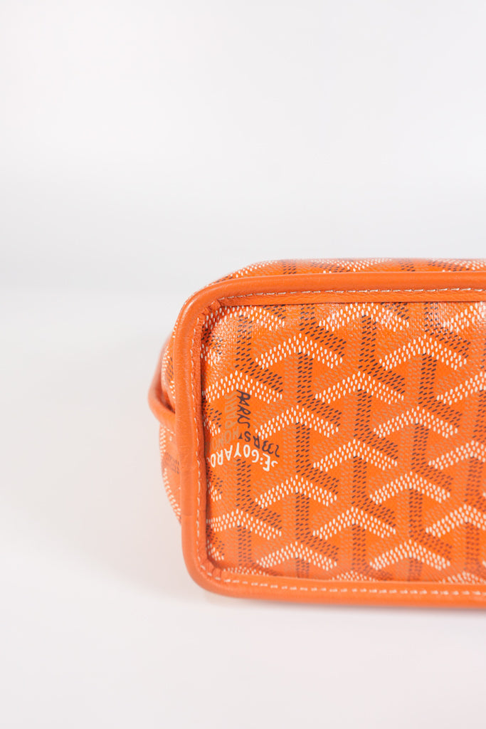 Mini Anjou in Orange Goyardine Canvas | Purse Maison Luxury Bags Shop