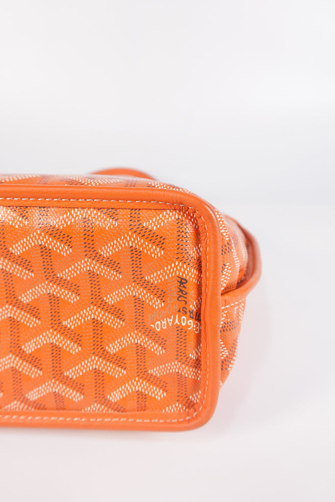 Mini Anjou in Orange Goyardine Canvas | Purse Maison Luxury Bags Shop