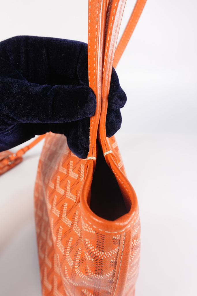Mini Anjou in Orange Goyardine Canvas | Purse Maison Luxury Bags Shop