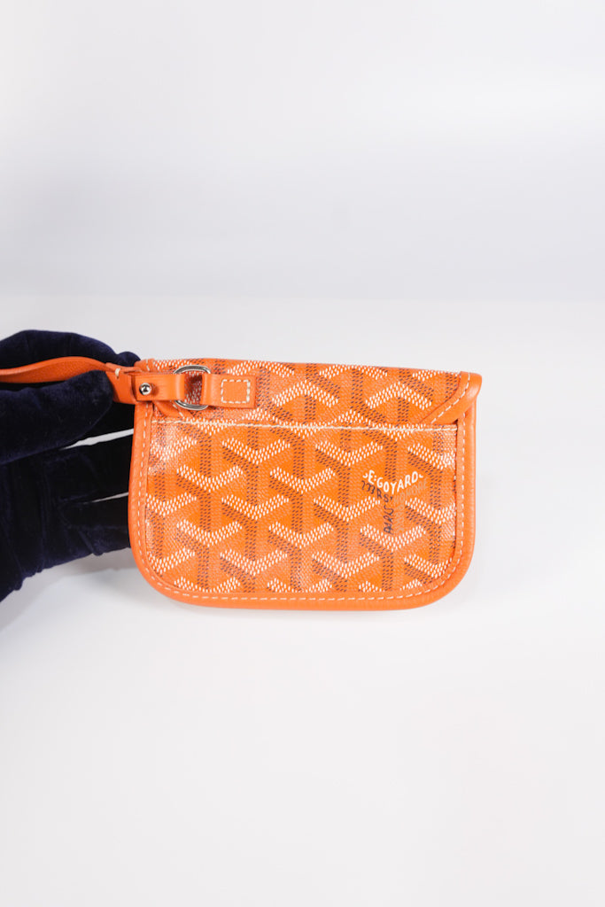 Mini Anjou in Orange Goyardine Canvas | Purse Maison Luxury Bags Shop