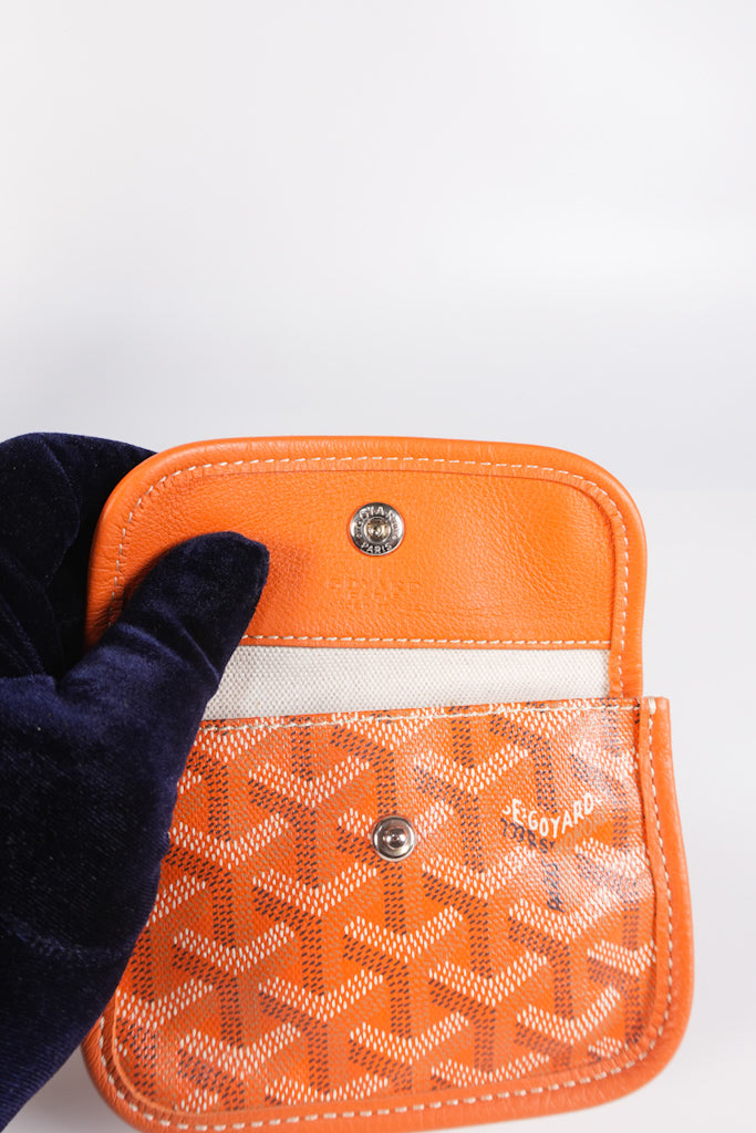Mini Anjou in Orange Goyardine Canvas | Purse Maison Luxury Bags Shop