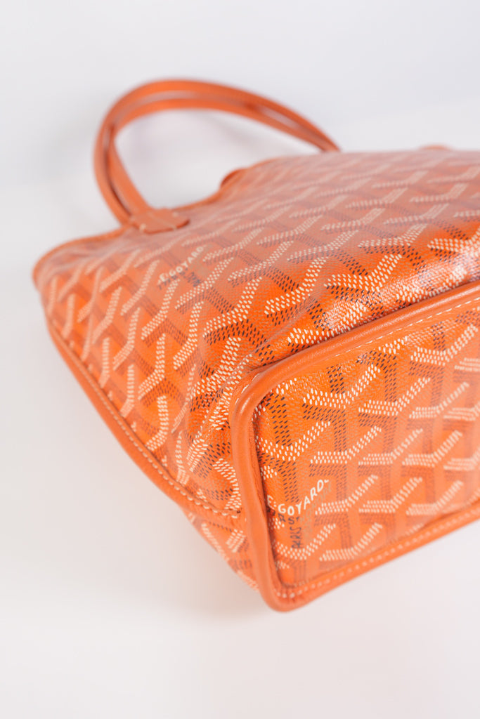 Mini Anjou in Orange Goyardine Canvas | Purse Maison Luxury Bags Shop
