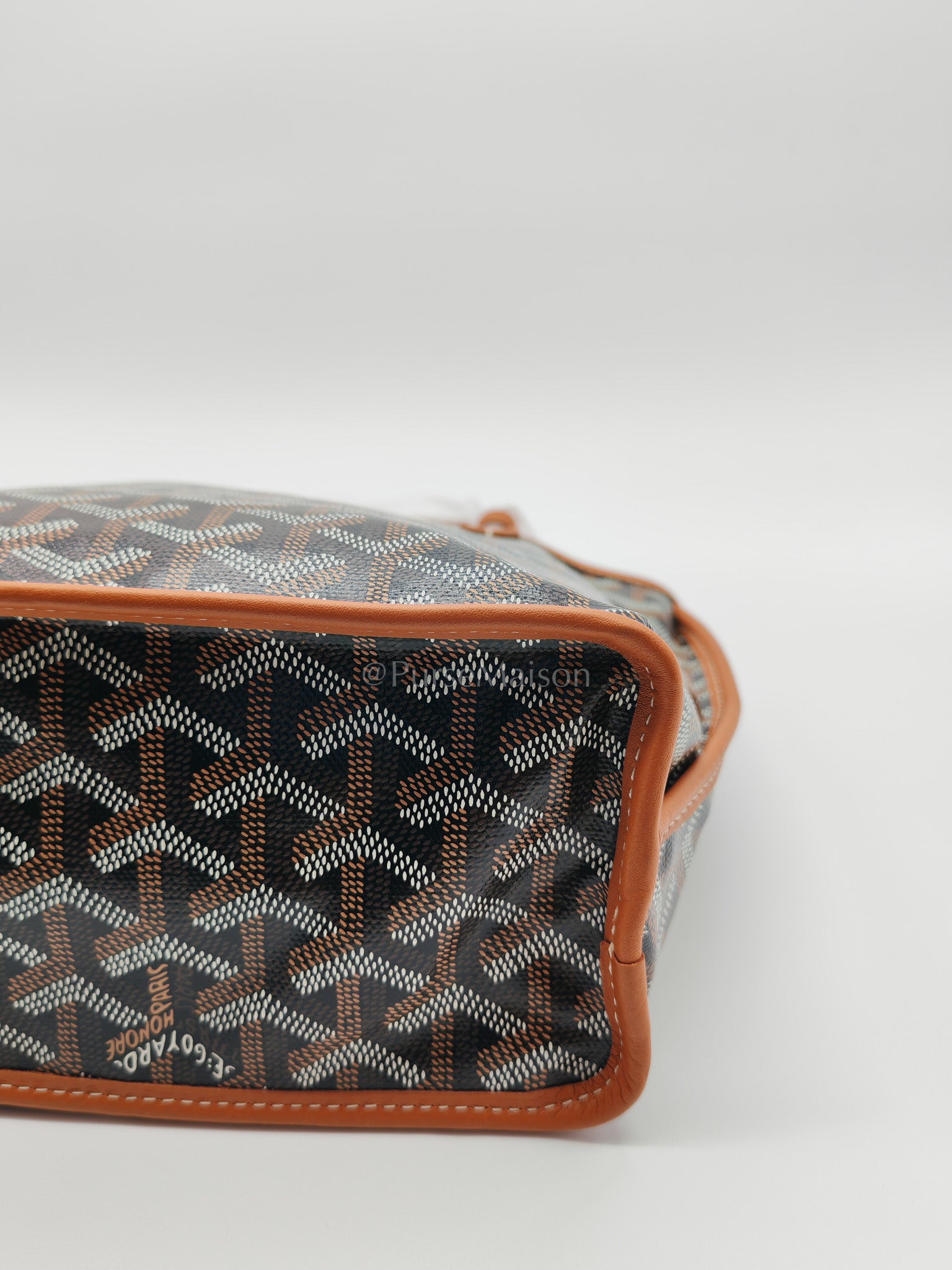 Mini Anjou Tan in Goyardine Canvas Tote Bag | Purse Maison Luxury Bags Shop