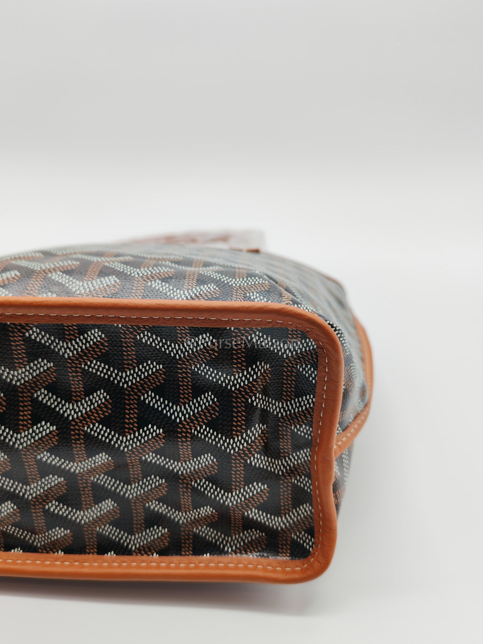 Mini Anjou Tan in Goyardine Canvas Tote Bag | Purse Maison Luxury Bags Shop