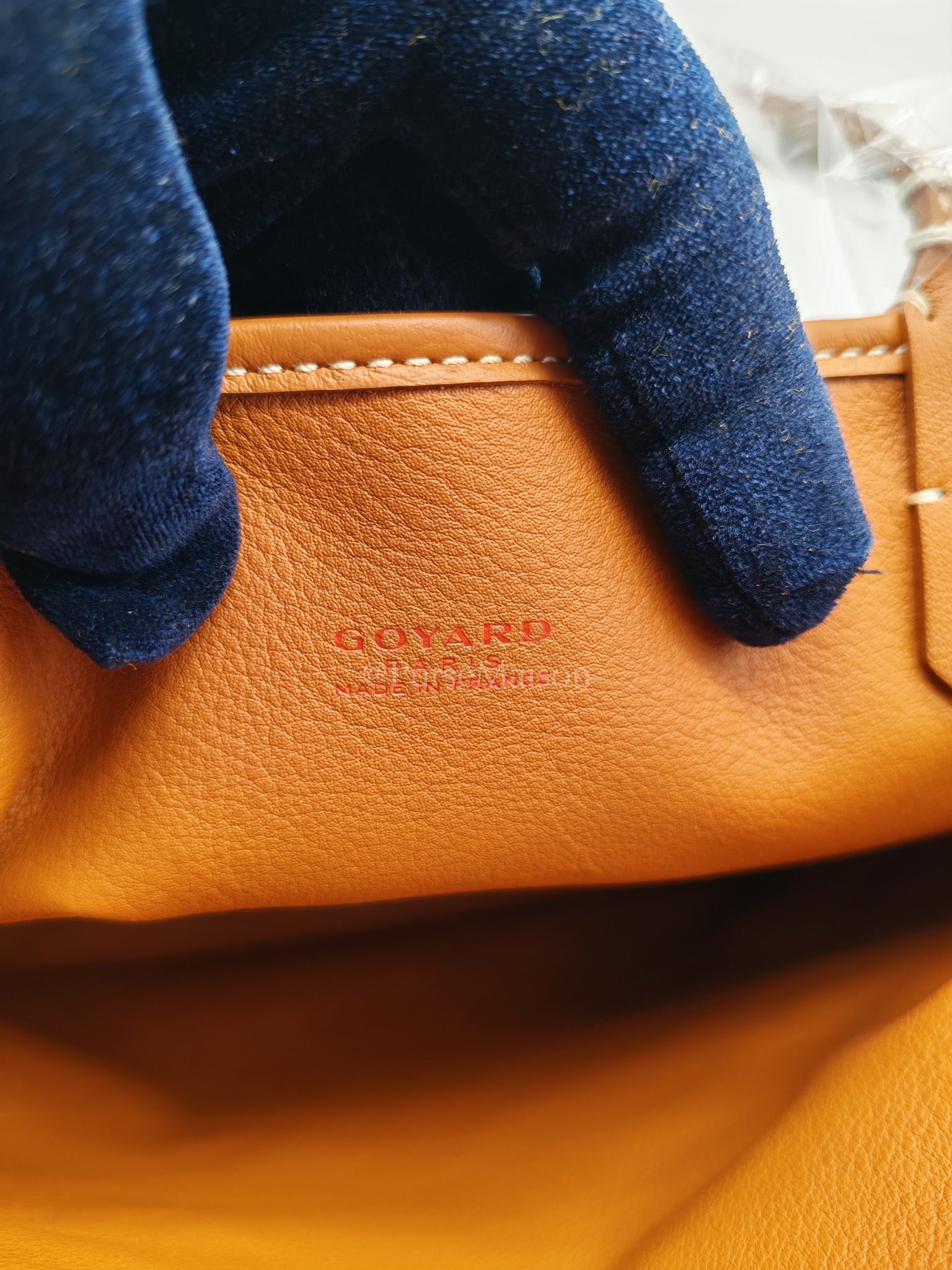 Mini Anjou Tan in Goyardine Canvas Tote Bag | Purse Maison Luxury Bags Shop