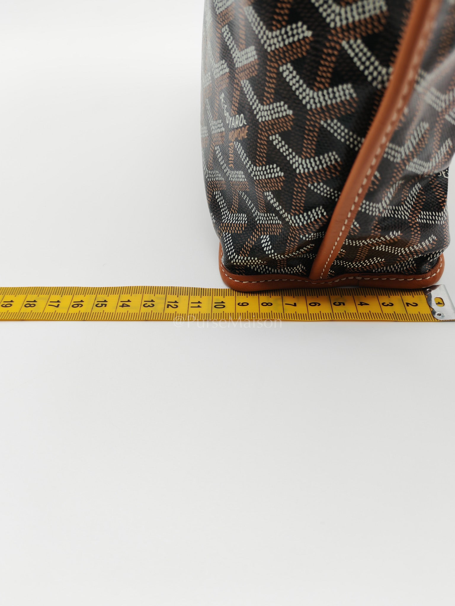 Mini Anjou Tan in Goyardine Canvas Tote Bag | Purse Maison Luxury Bags Shop