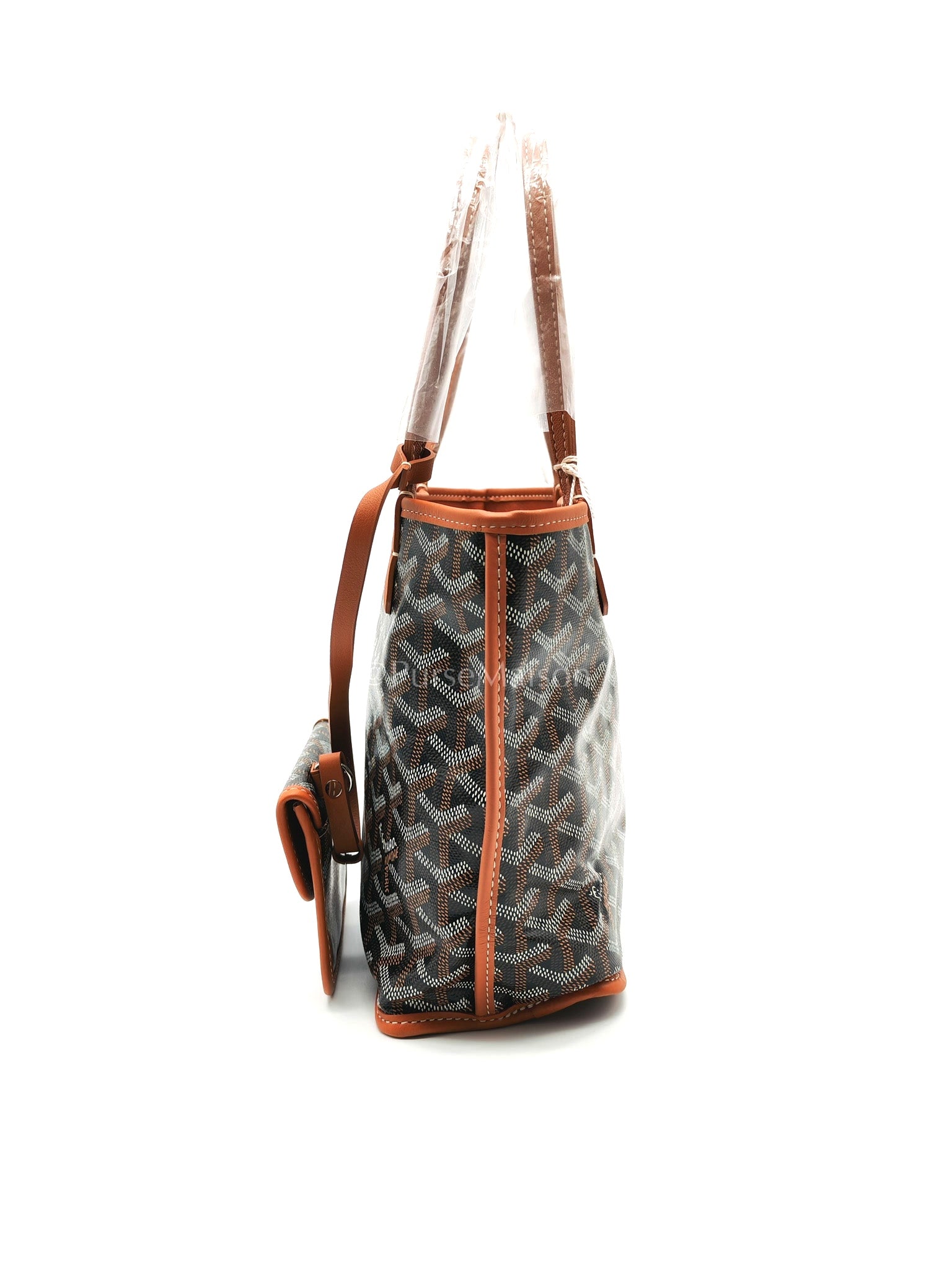 Mini Anjou Tan in Goyardine Canvas Tote Bag | Purse Maison Luxury Bags Shop