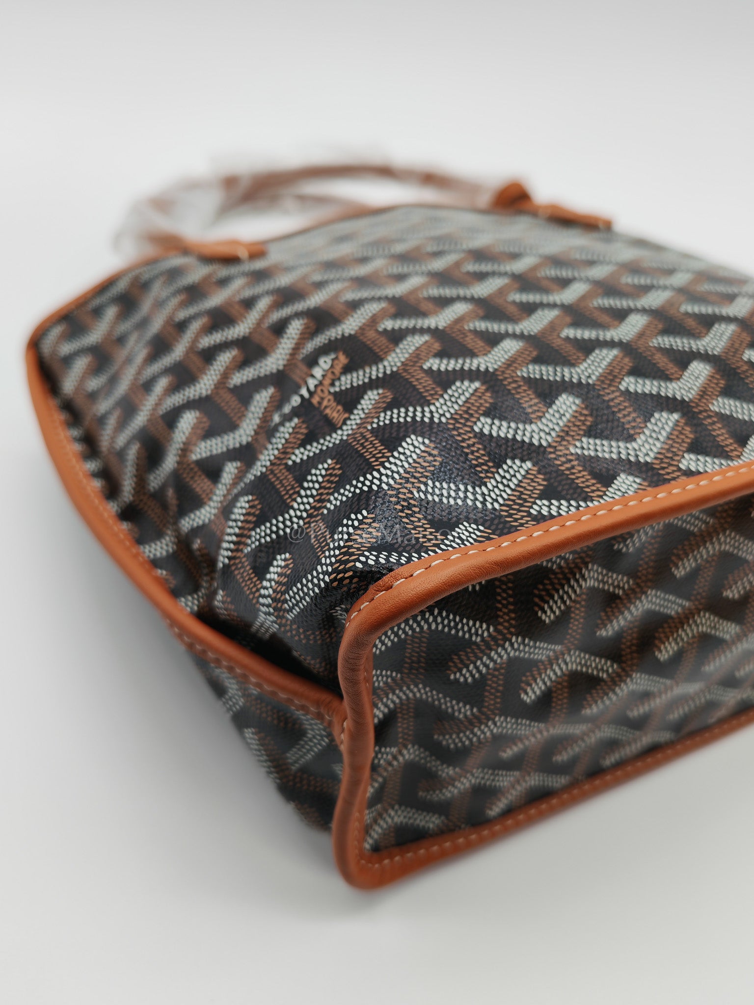 Mini Anjou Tan in Goyardine Canvas Tote Bag | Purse Maison Luxury Bags Shop