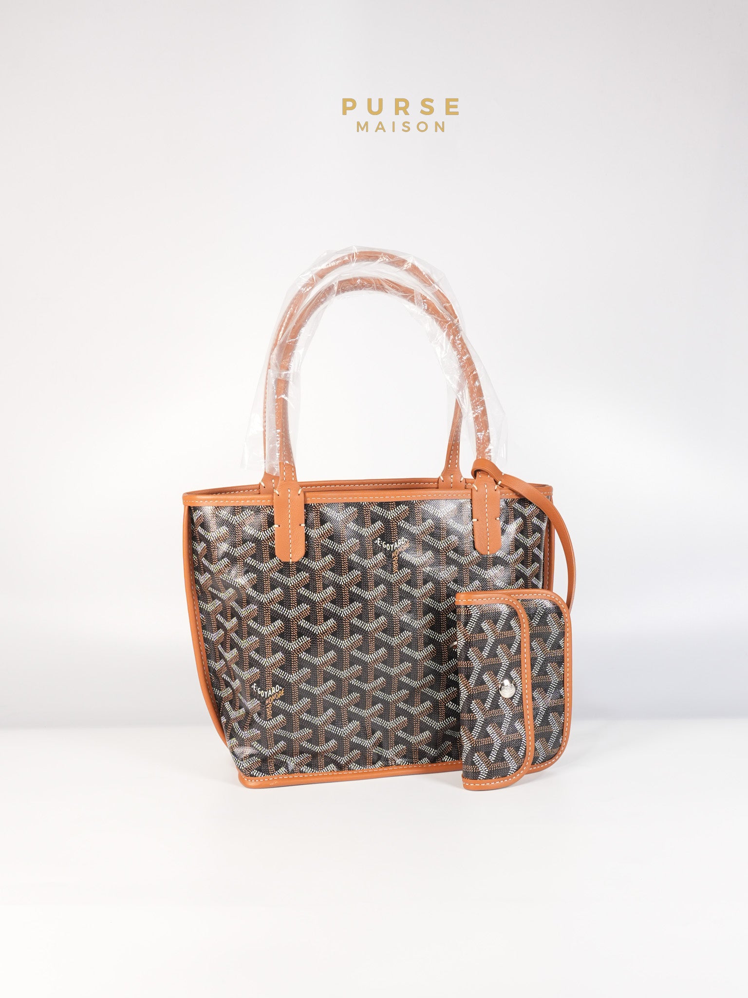 Mini Anjou Tote Bag in Noir Et Naturel | Purse Maison Luxury Bags Shop