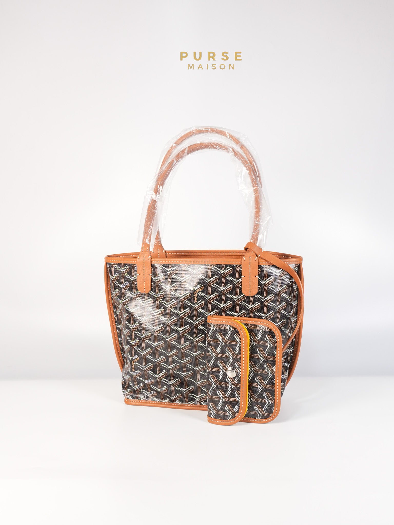 Mini Anjou Tote Bag in Noir Et Naturel | Purse Maison Luxury Bags Shop