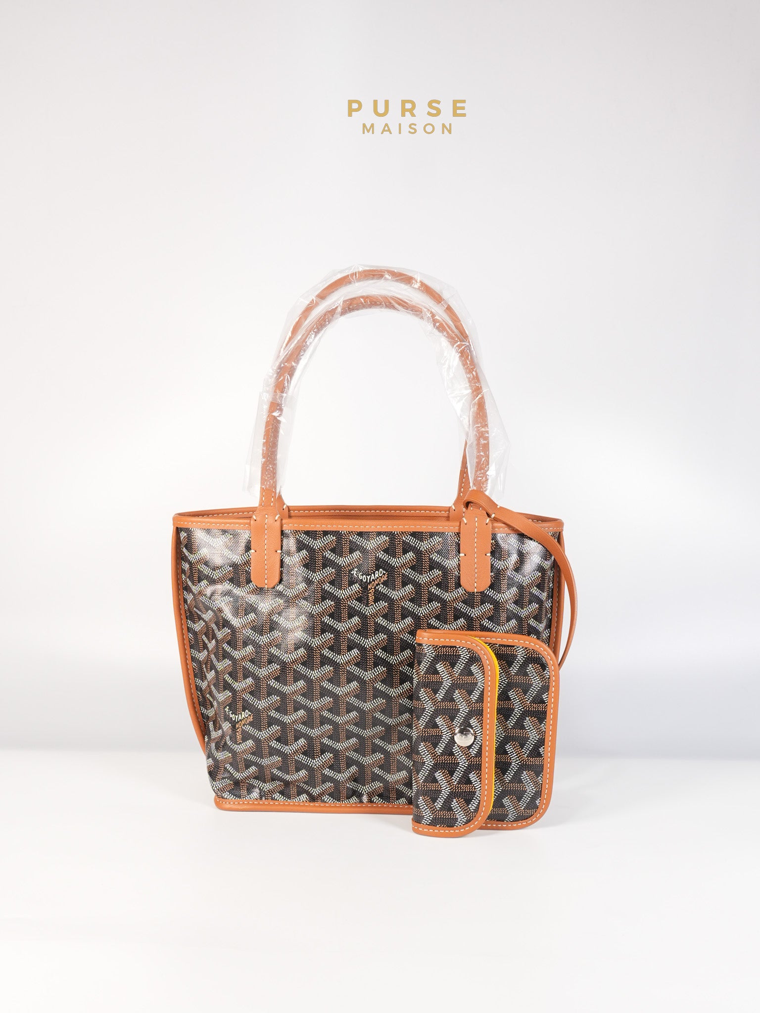 Mini Anjou Tote Bag in Noir Et Naturel | Purse Maison Luxury Bags Shop