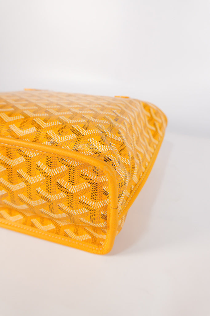 Mini Anjou Yellow in Goyardine Canvas | Purse Maison Luxury Bags Shop