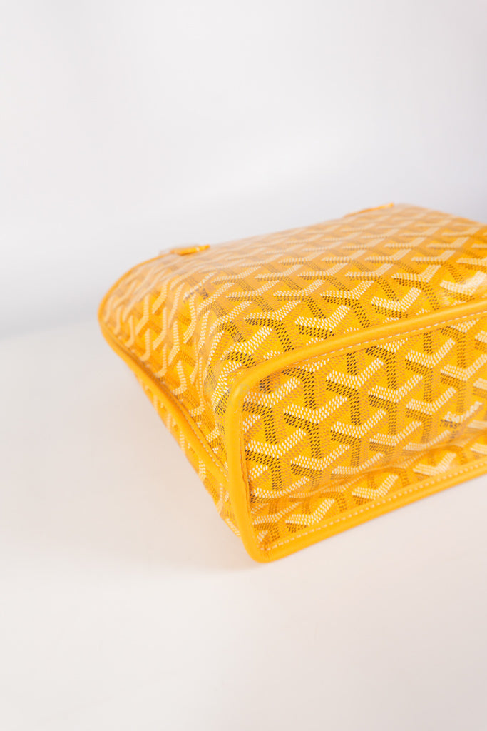 Mini Anjou Yellow in Goyardine Canvas | Purse Maison Luxury Bags Shop