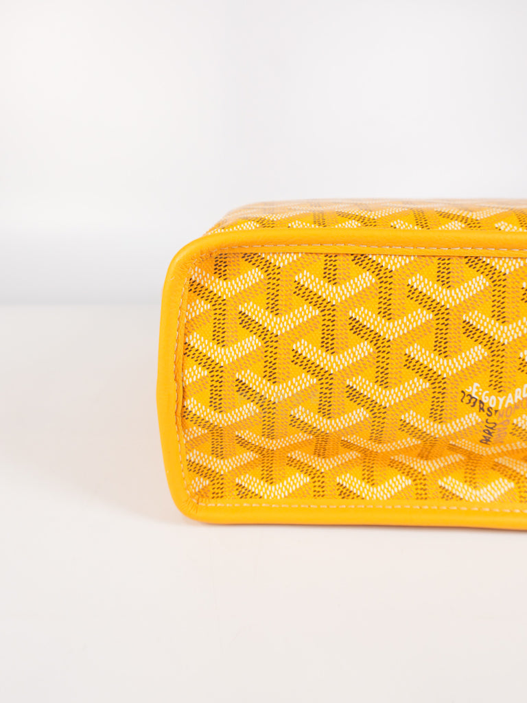 Mini Anjou Yellow in Goyardine Canvas | Purse Maison Luxury Bags Shop