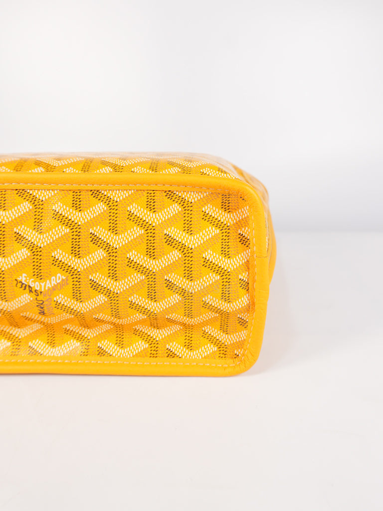 Mini Anjou Yellow in Goyardine Canvas | Purse Maison Luxury Bags Shop