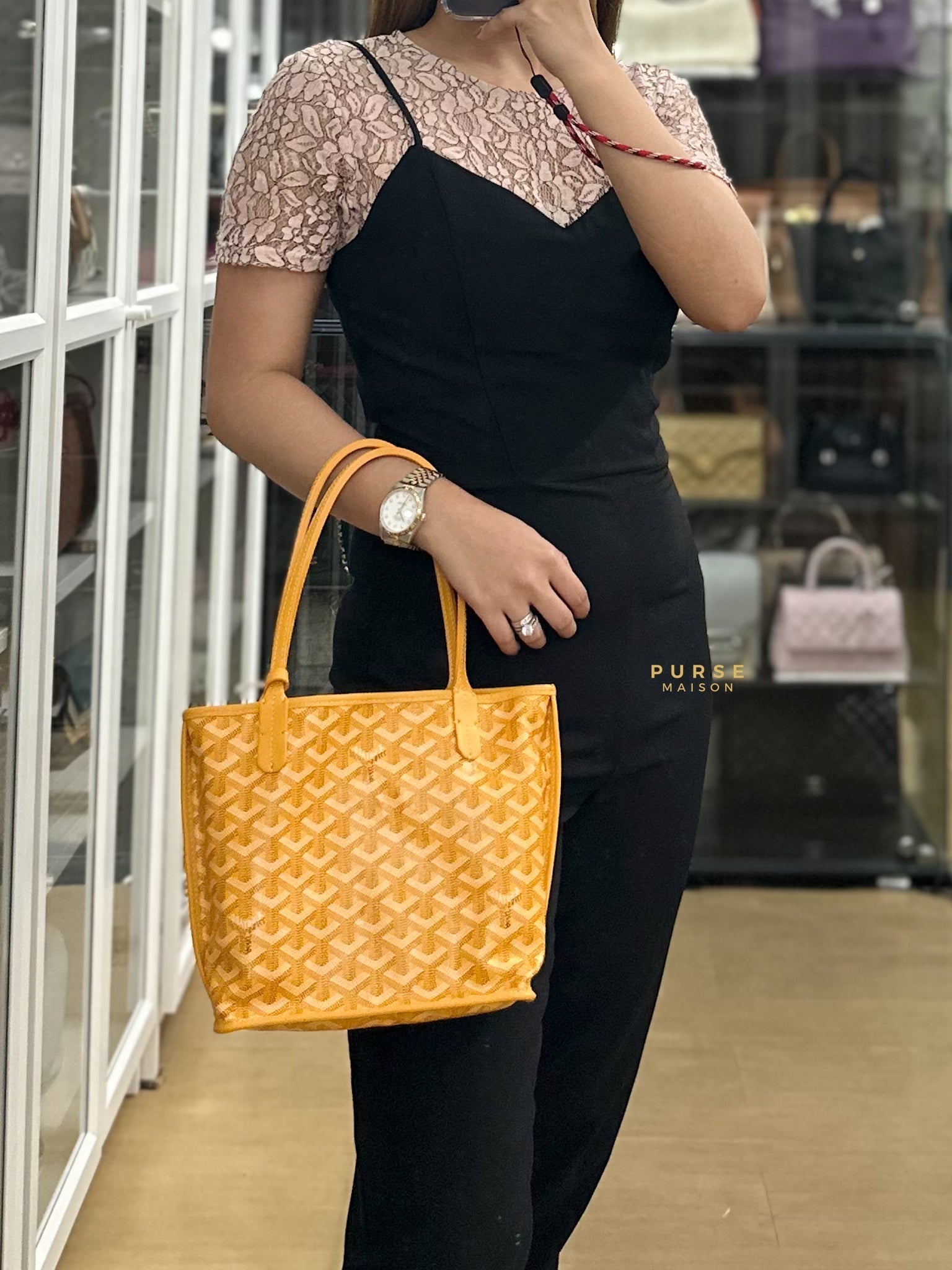 Goyard Anjou Mini Yellow