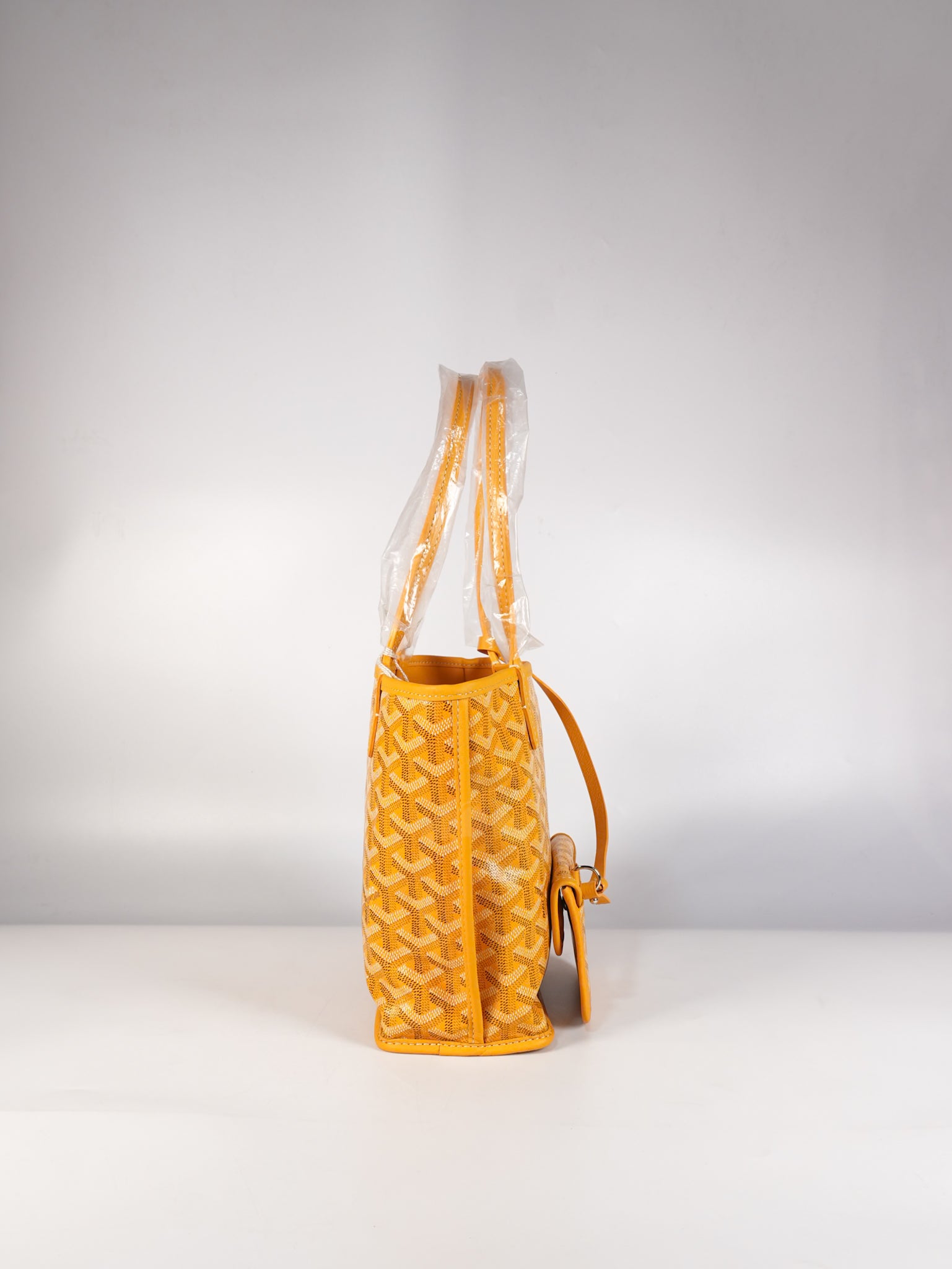 Mini Anjou Yellow in Goyardine Canvas | Purse Maison Luxury Bags Shop