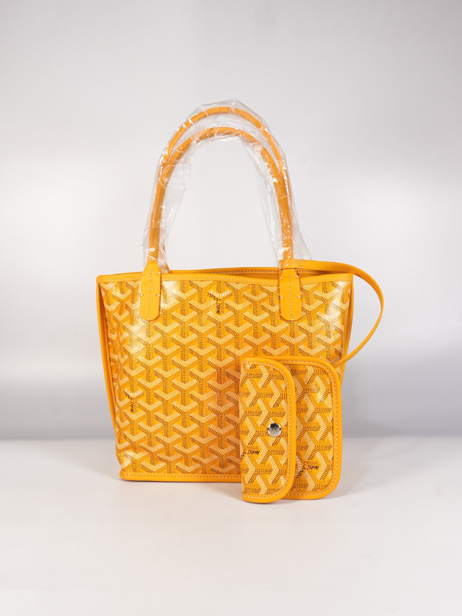 Mini Anjou Yellow in Goyardine Canvas | Purse Maison Luxury Bags Shop