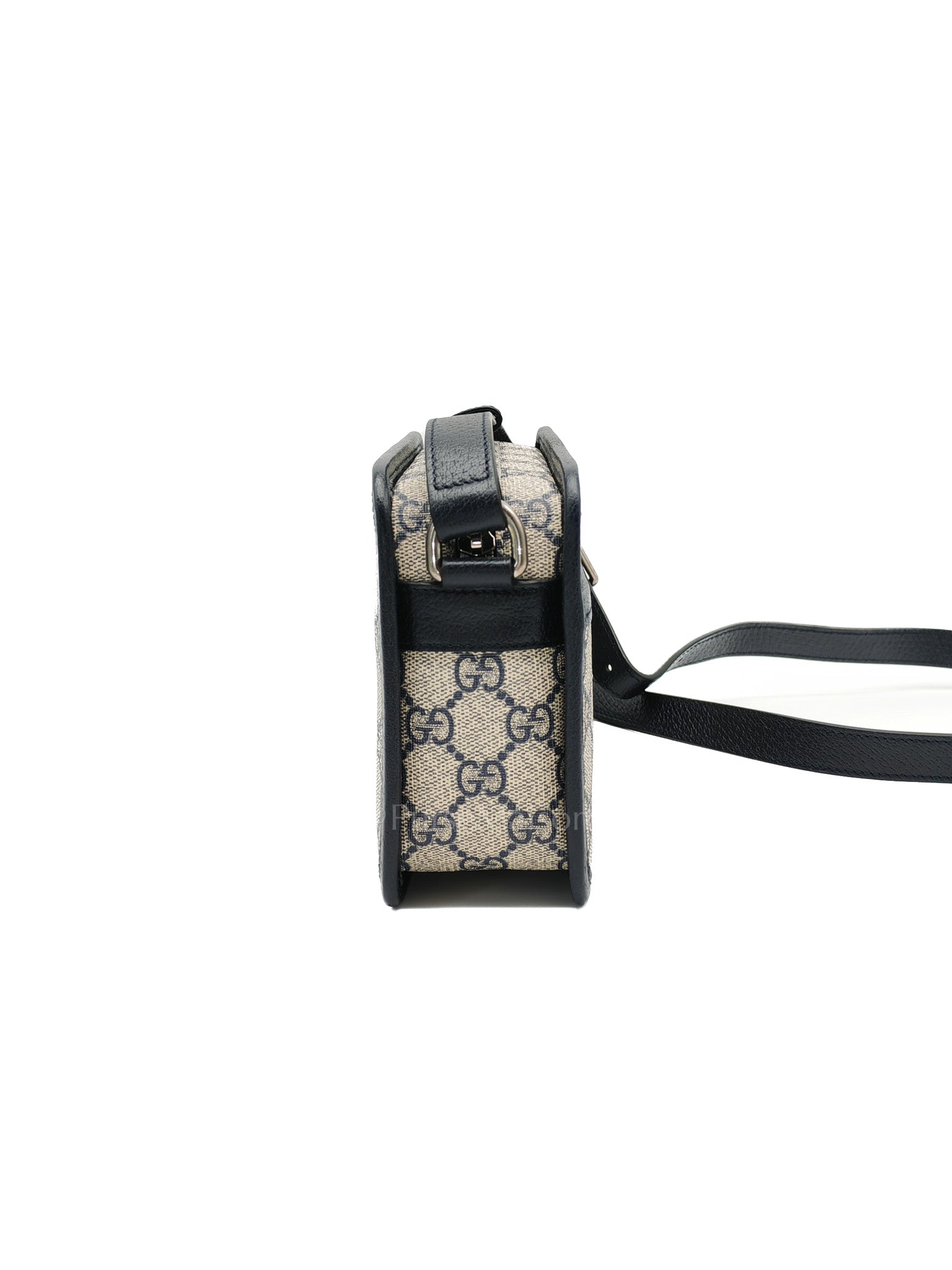 Mini Camera Bag in Blue GG Supreme Canvas | Purse Maison Luxury Bags Shop