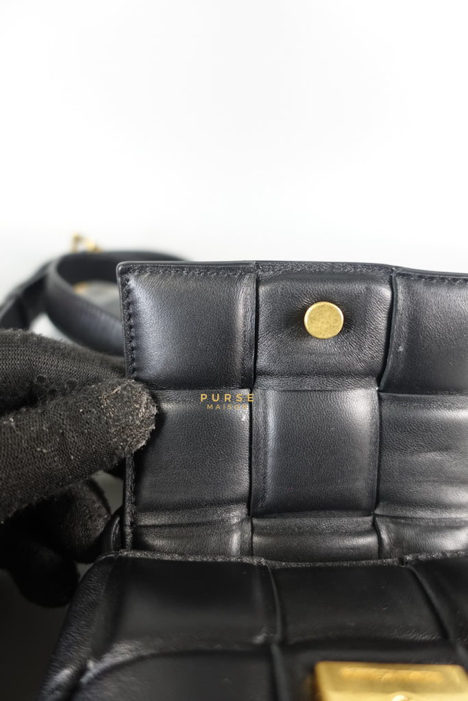 Mini Candy Padded Cassette in Black | Purse Maison Luxury Bags Shop