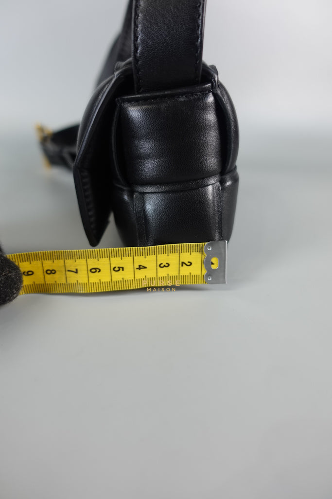 Mini Candy Padded Cassette in Black | Purse Maison Luxury Bags Shop