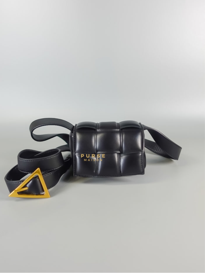 Mini Candy Padded Cassette in Black | Purse Maison Luxury Bags Shop