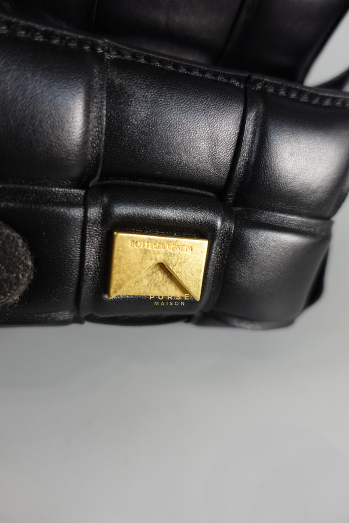 Mini Candy Padded Cassette in Black | Purse Maison Luxury Bags Shop