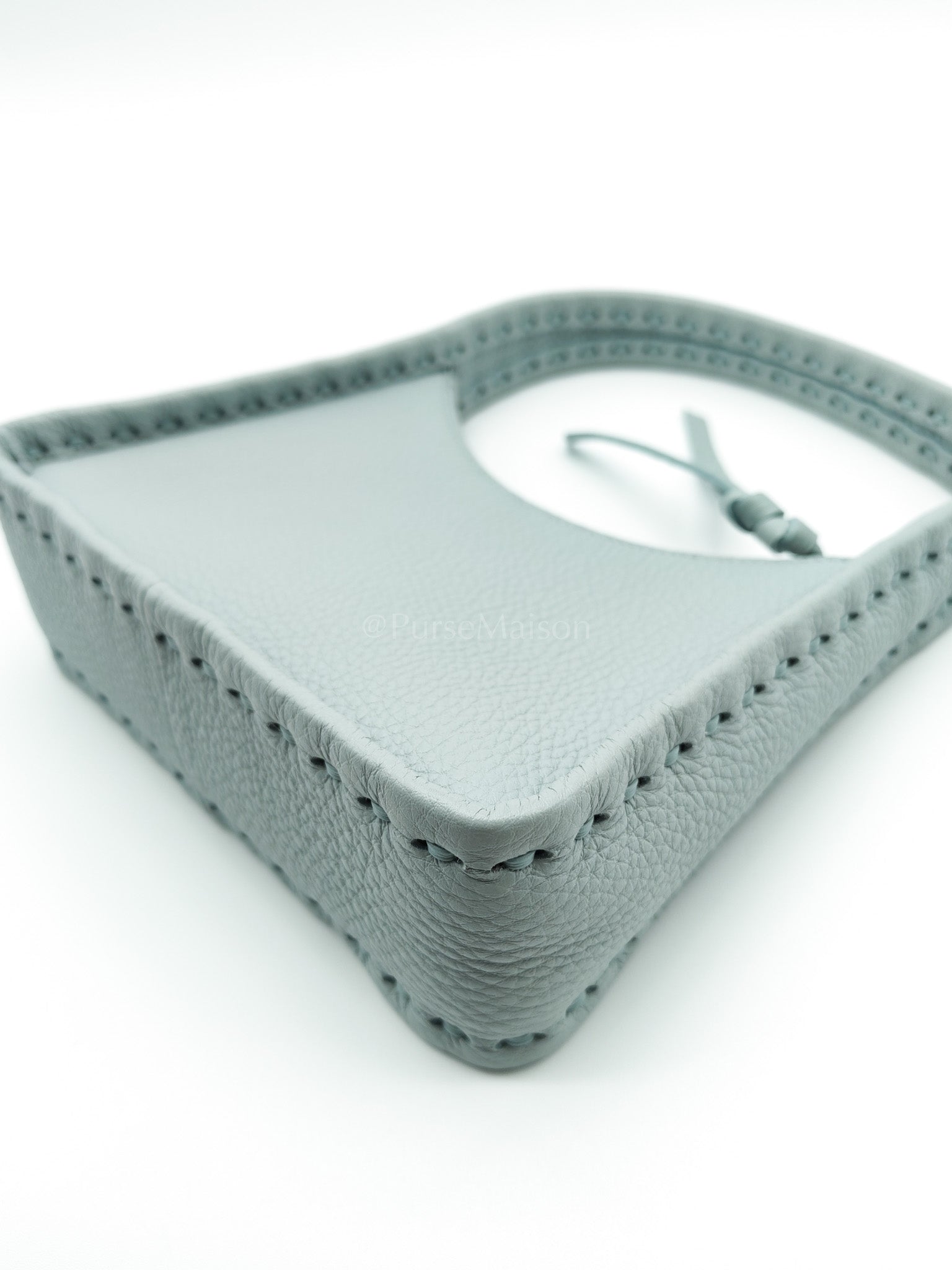 Mini Fendessence Cuoio Romano Leather in Light Blue Shoulder Bag | Purse Maison Luxury Bags Shop