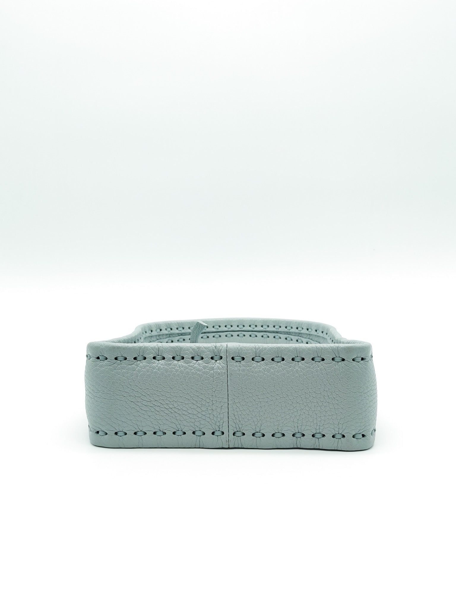 Mini Fendessence Cuoio Romano Leather in Light Blue Shoulder Bag | Purse Maison Luxury Bags Shop