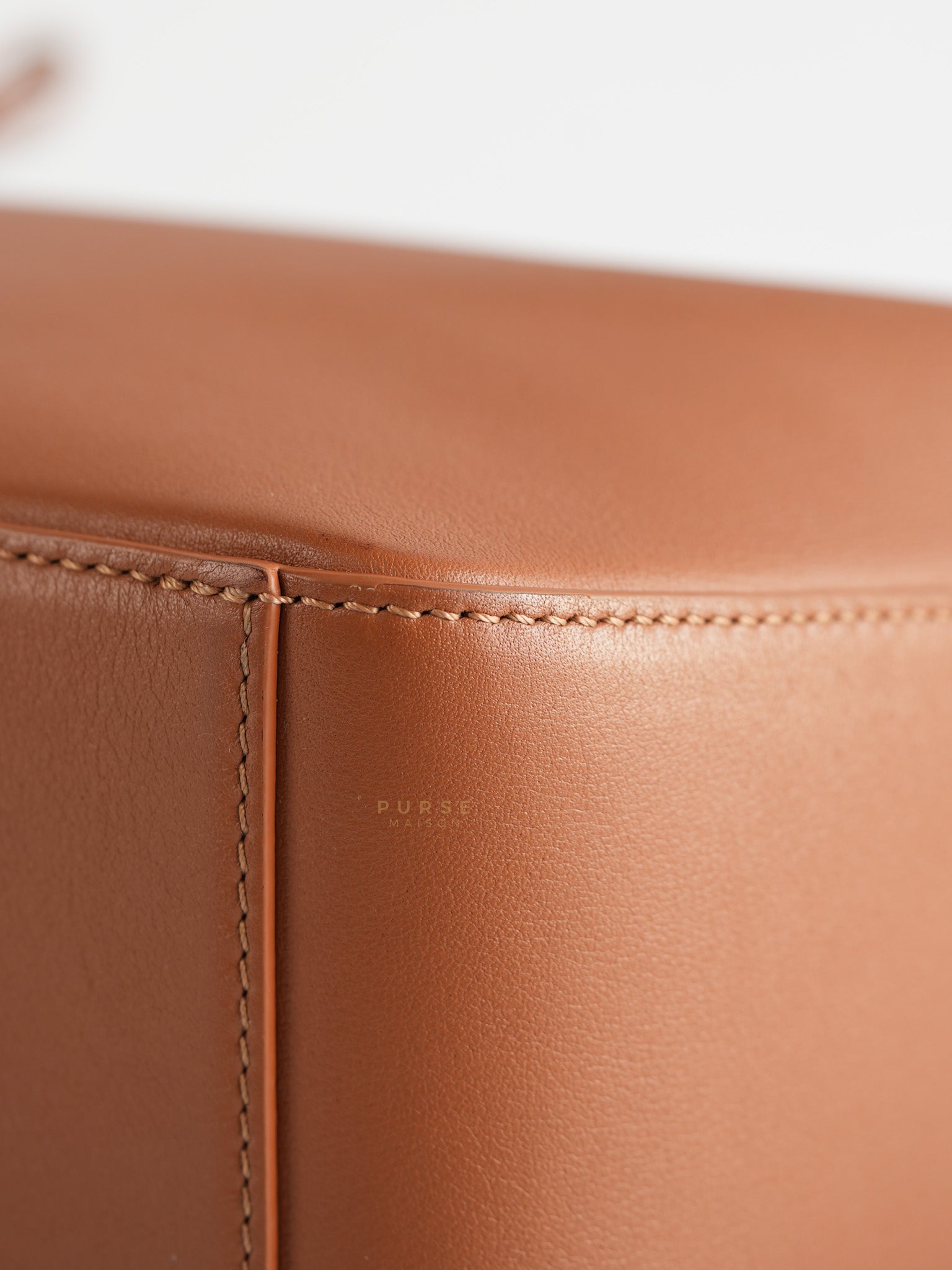 Mini Hammock Hobo Bag in Classic Tan Calfskin Leather | Purse Maison Luxury Bags Shop