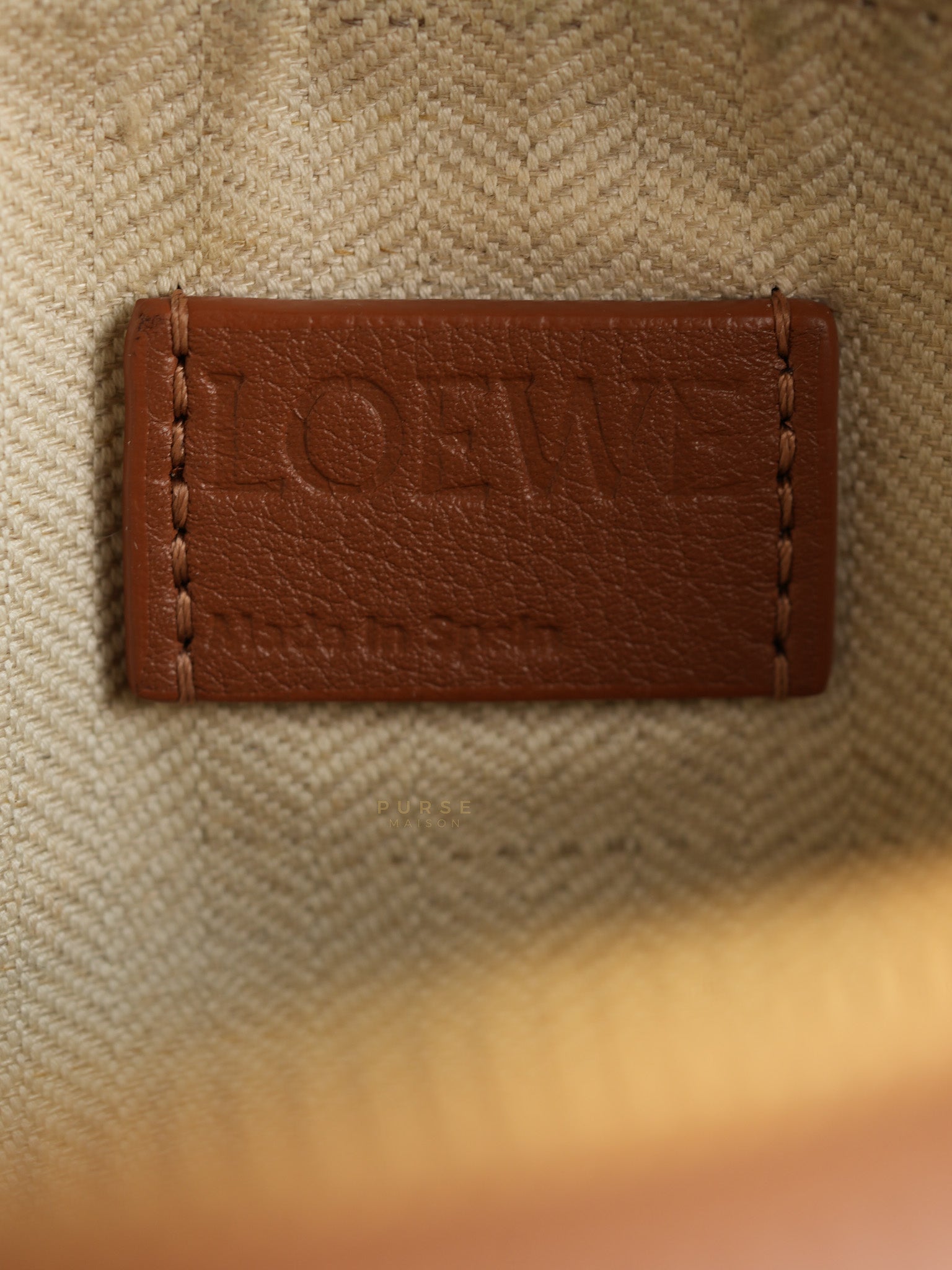 Mini Hammock Hobo Bag in Classic Tan Calfskin Leather | Purse Maison Luxury Bags Shop