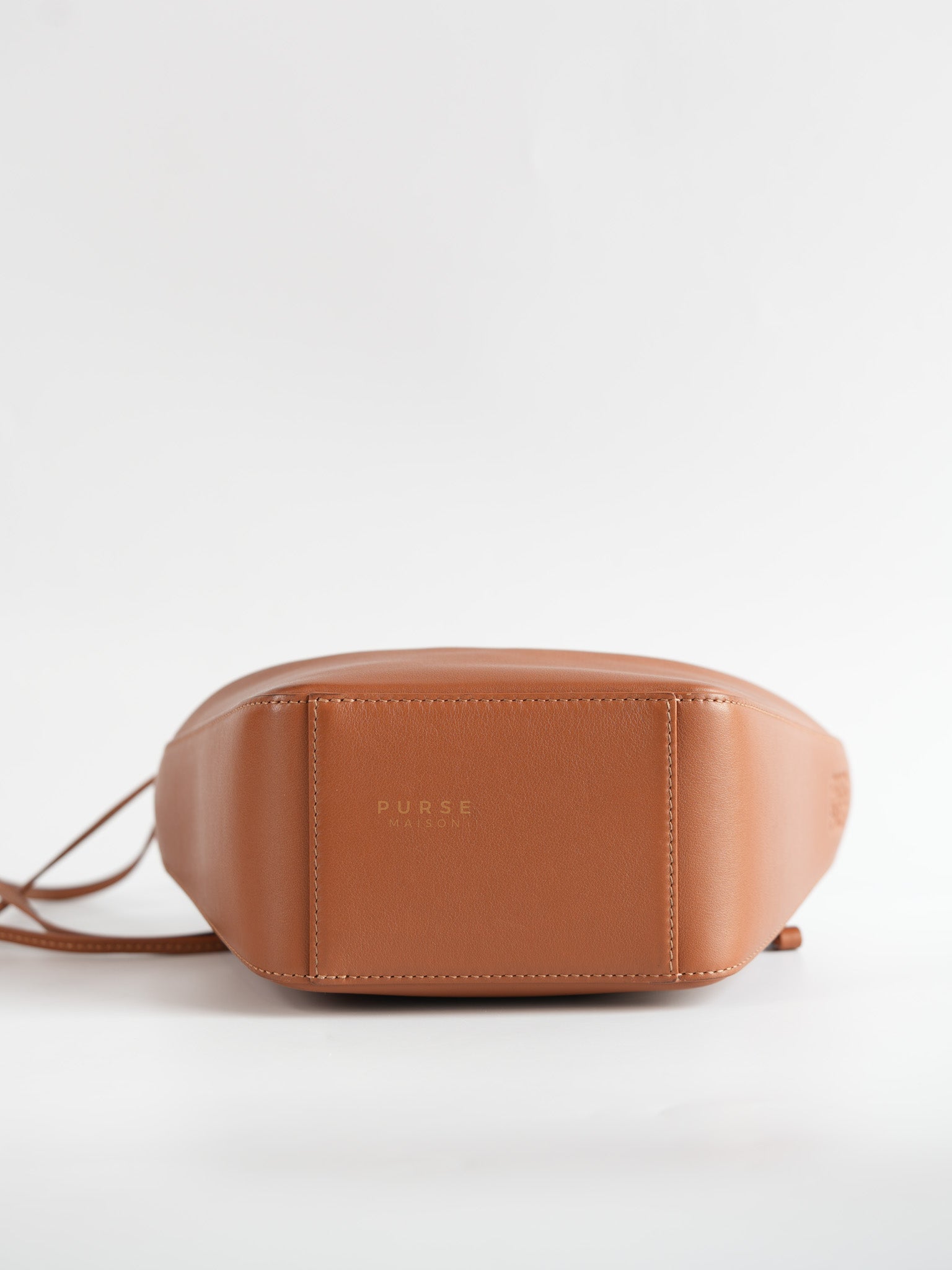 Mini Hammock Hobo Bag in Classic Tan Calfskin Leather | Purse Maison Luxury Bags Shop