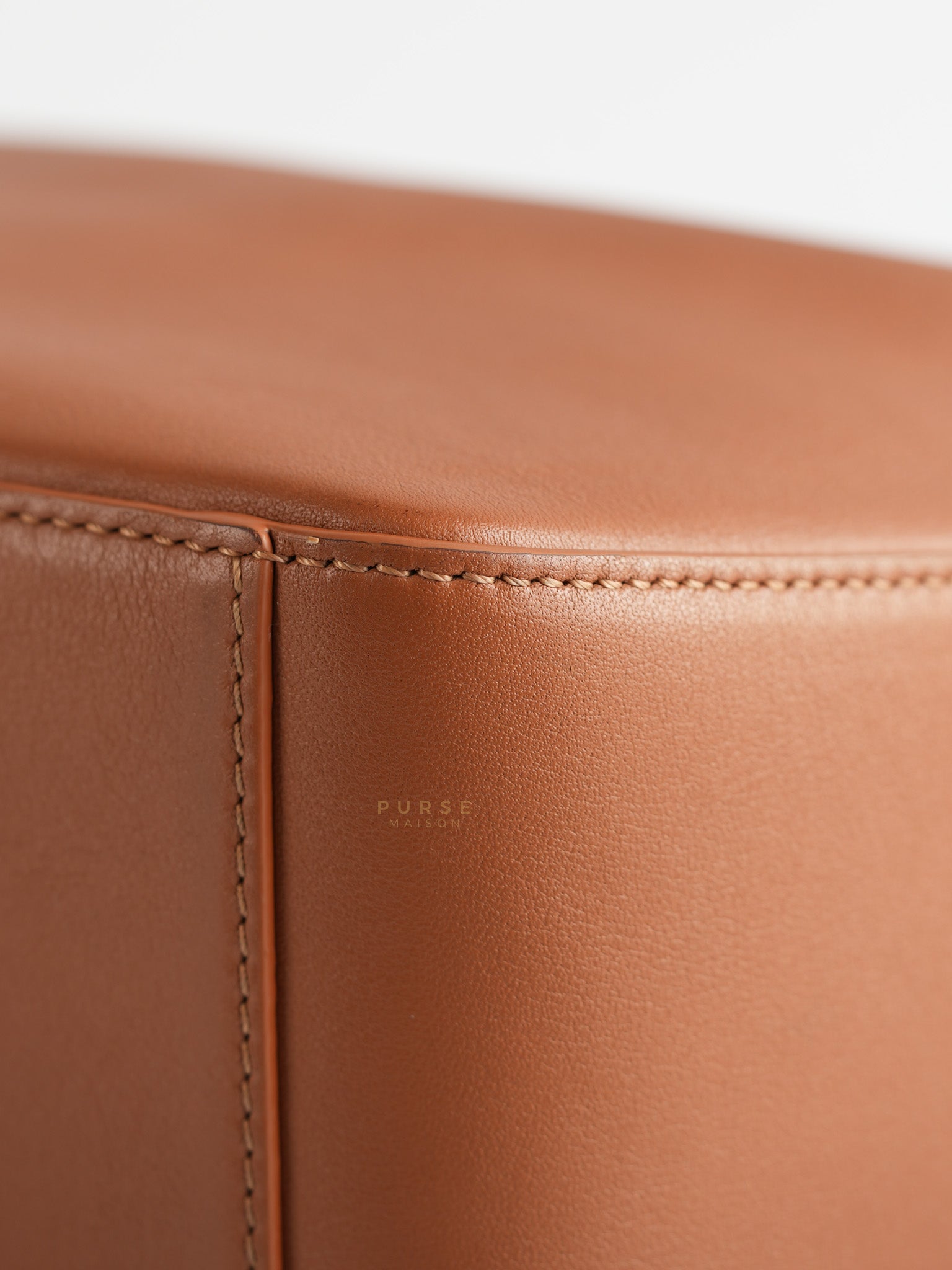 Mini Hammock Hobo Bag in Classic Tan Calfskin Leather | Purse Maison Luxury Bags Shop