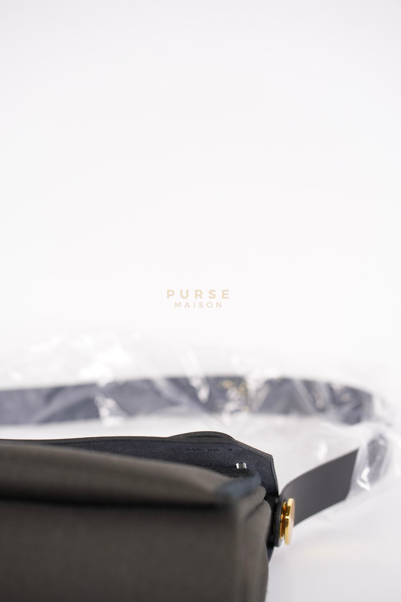 Mini Herbag Zip 20 in Black (Noir) Dark Bronze Canvas Gold Hardware Stamp K (2025) | Purse Maison Luxury Bags Shop