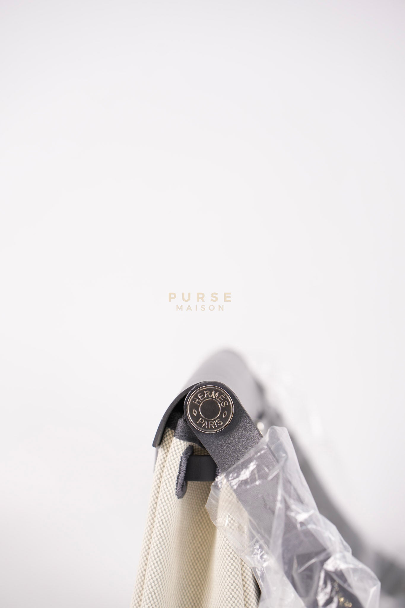 Mini Herbag Zip 20 in Gray and Palladium Hardware Stamp K (2025) | Purse Maison Luxury Bags Shop