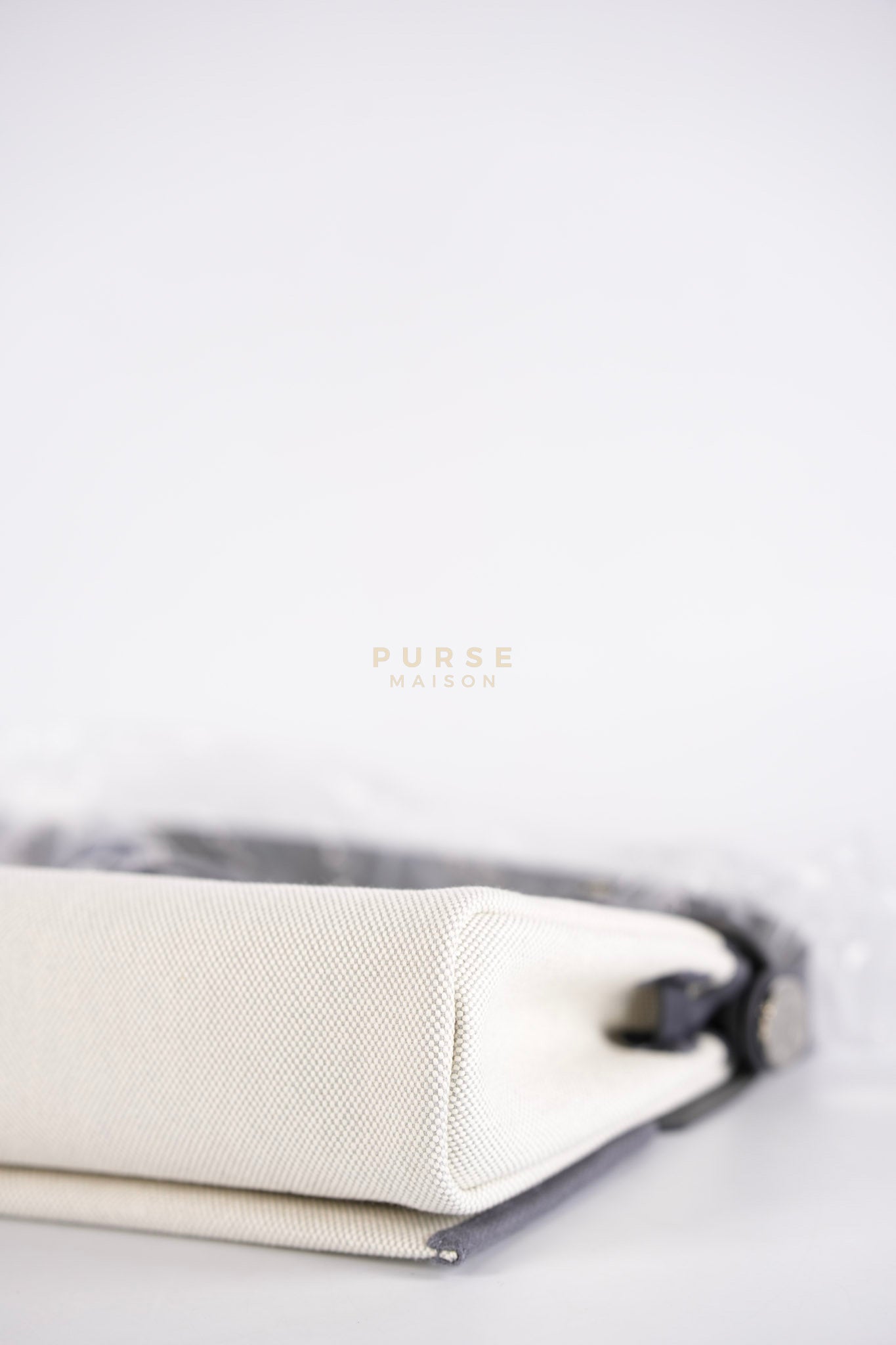 Mini Herbag Zip 20 in Gray and Palladium Hardware Stamp K (2025) | Purse Maison Luxury Bags Shop