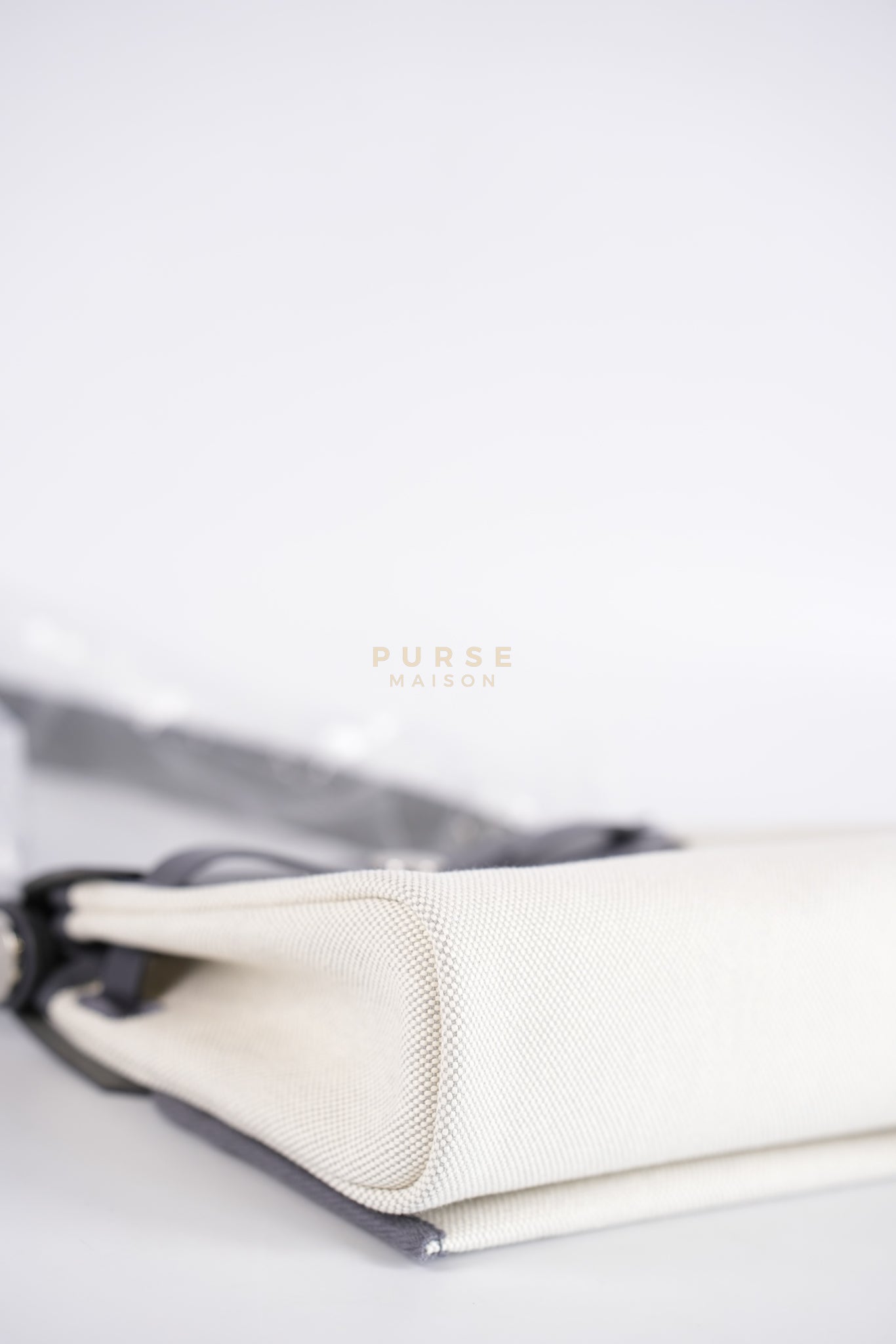 Mini Herbag Zip 20 in Gray and Palladium Hardware Stamp K (2025) | Purse Maison Luxury Bags Shop