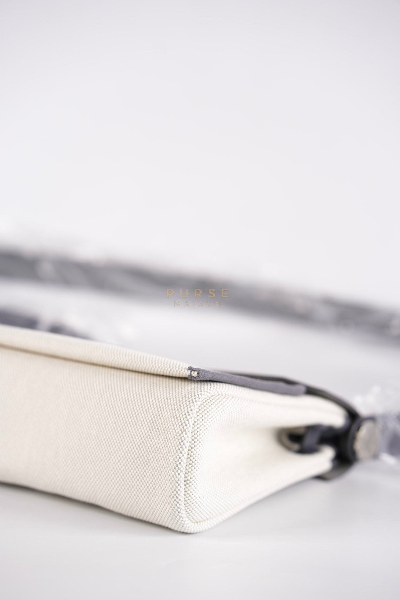 Mini Herbag Zip 20 in Gray and Palladium Hardware Stamp K (2025) | Purse Maison Luxury Bags Shop