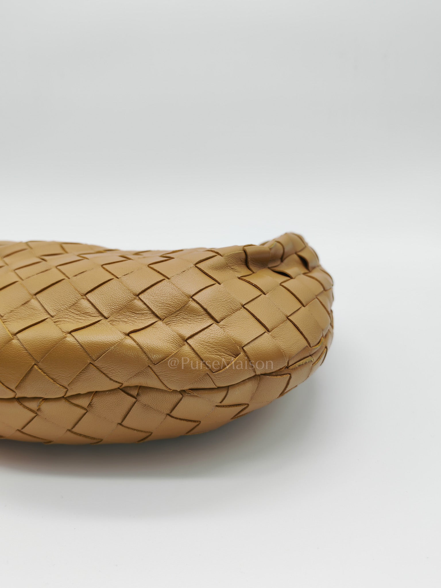 Mini Jodie in Dark Beige Intrecciato Leather Hand Bag | Purse Maison Luxury Bags Shop