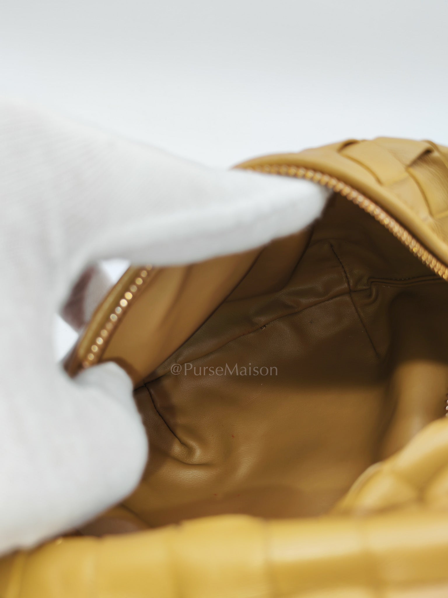 Mini Jodie in Dark Beige Intrecciato Leather Hand Bag | Purse Maison Luxury Bags Shop