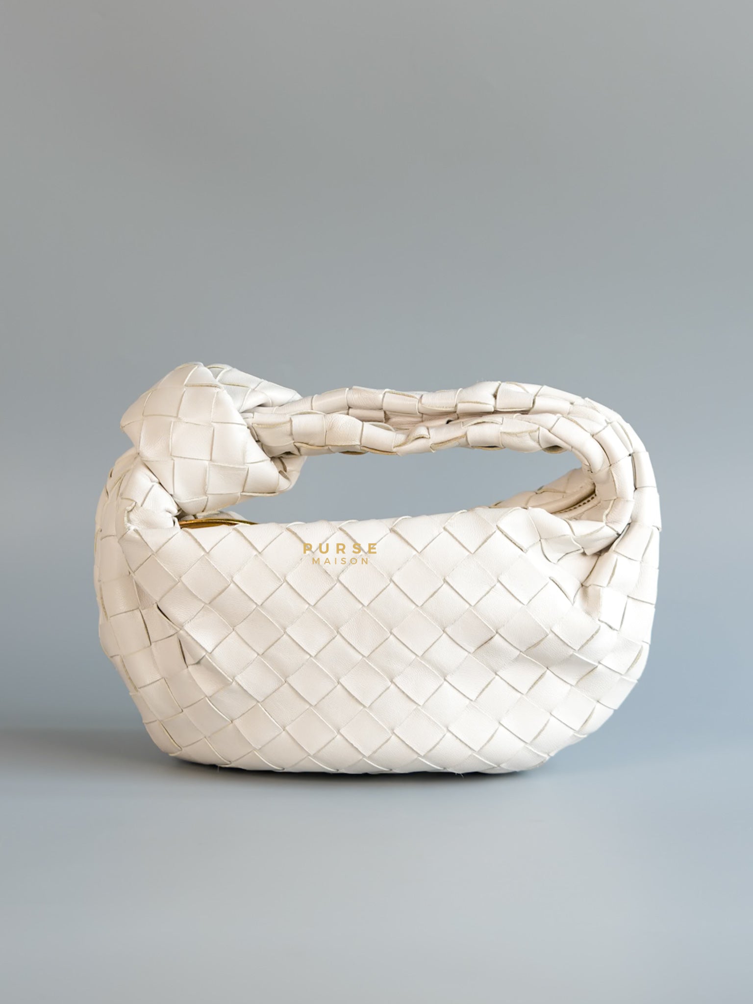 Mini Jodie Bag in White | Purse Maison Luxury Bags Shop