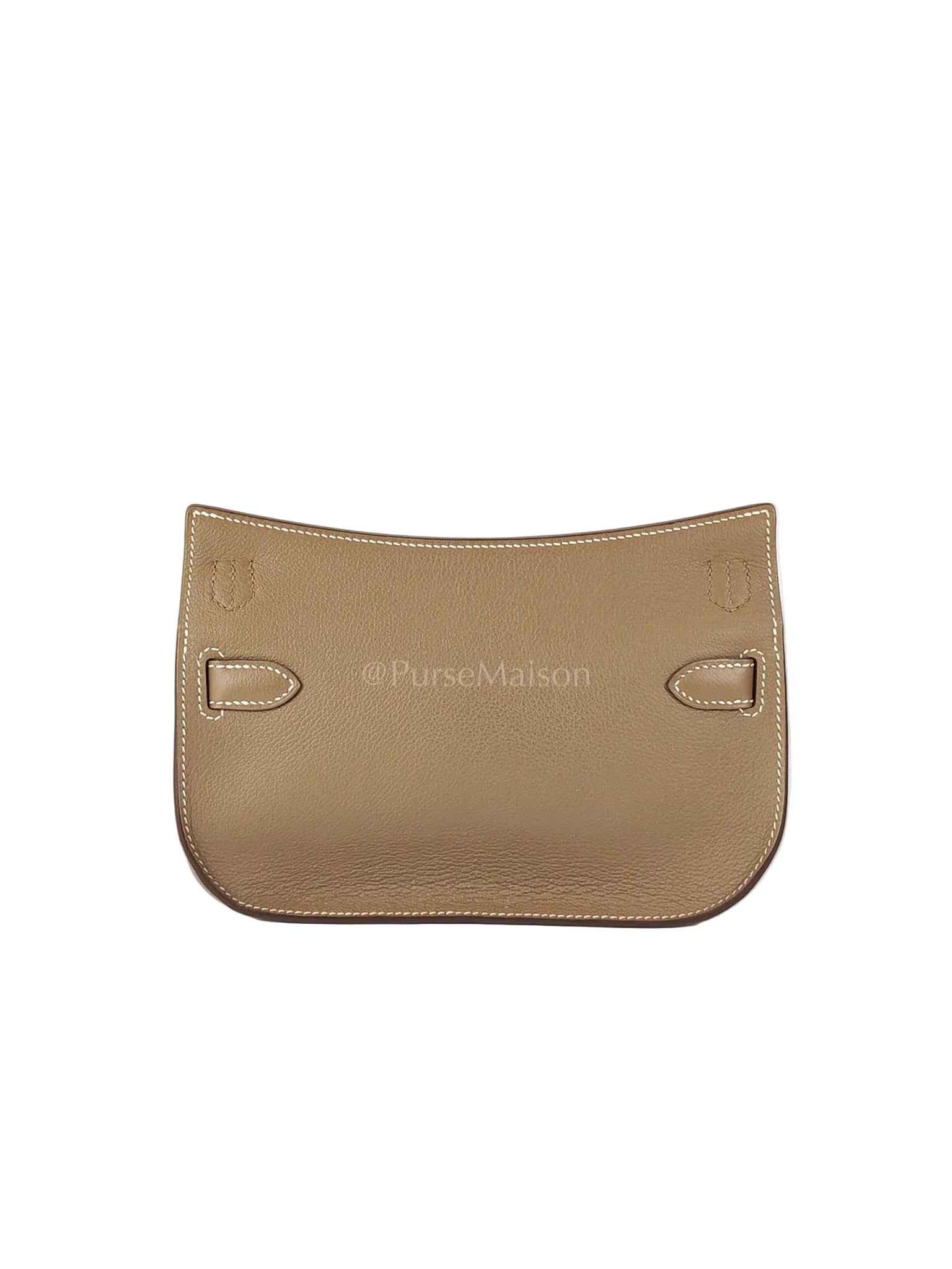 Mini Jypsiere Etoupe in Evercolor Leather and Palladium Hardware Stamp B (2023) | Purse Maison Luxury Bags Shop