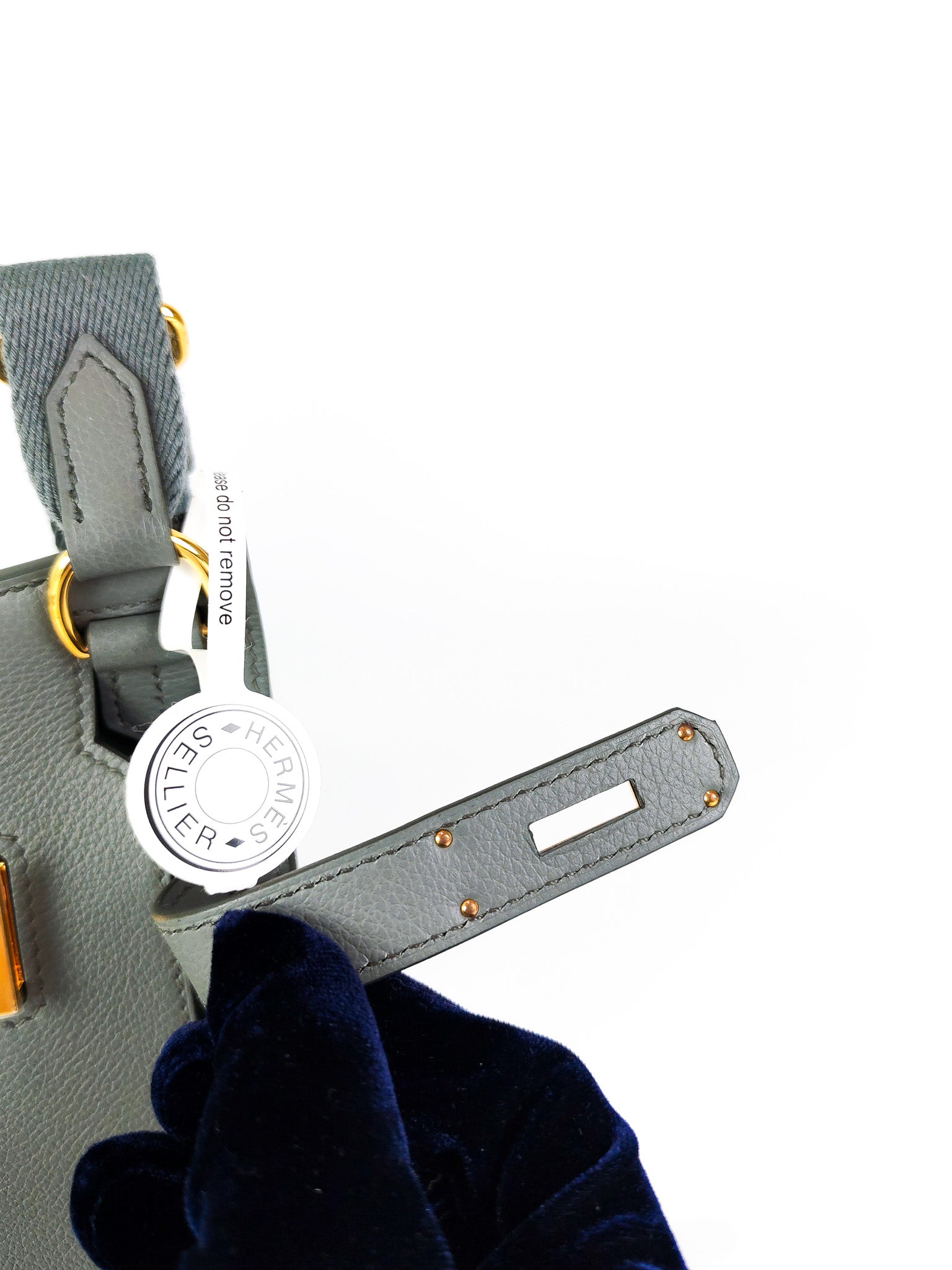 Mini Jypsiere Vert Amande in Evercolor Leather and Gold Hardware Stamp K (2025) | Purse Maison Luxury Bags Shop