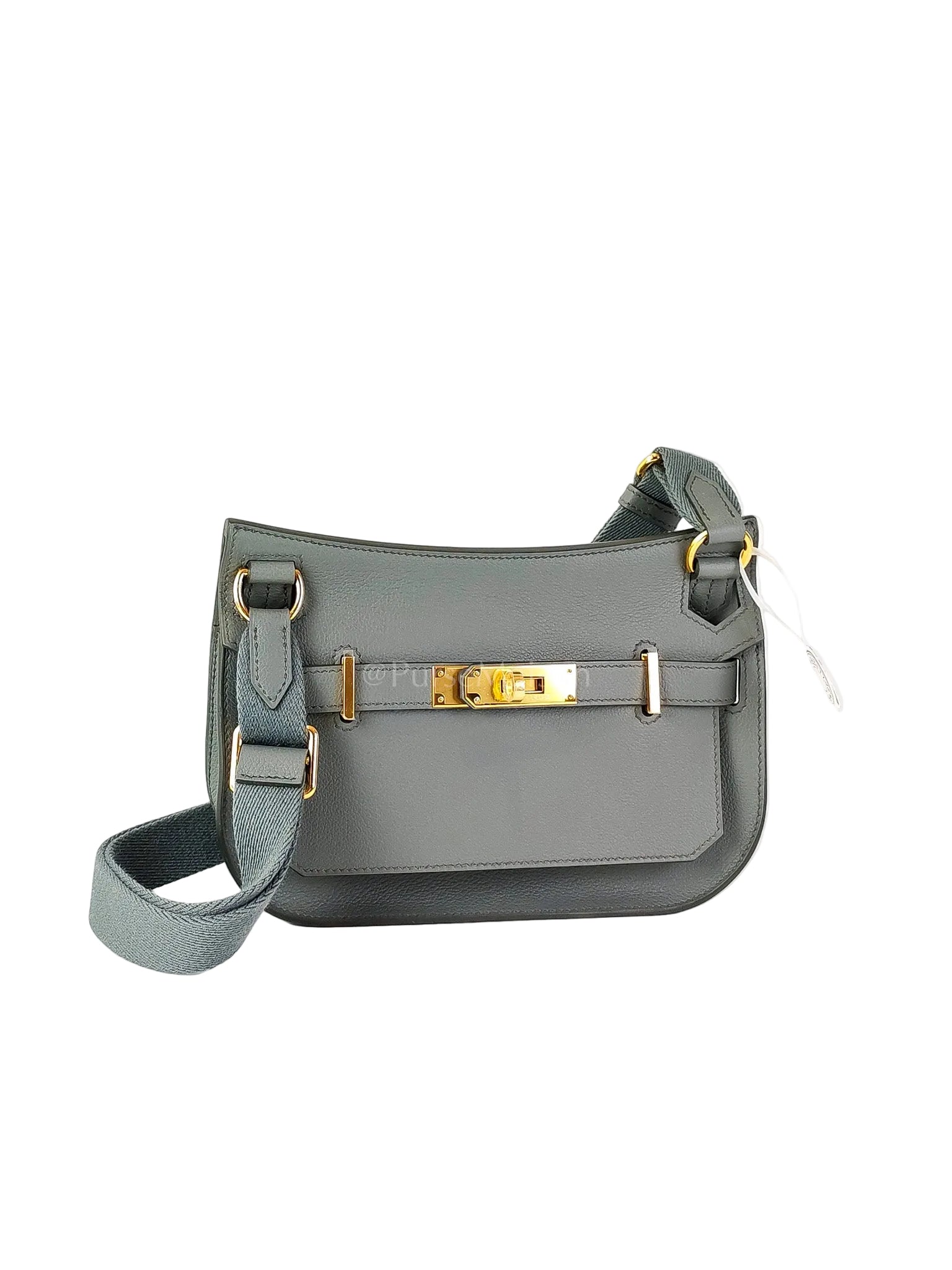 Mini Jypsiere Vert Amande in Evercolor Leather and Gold Hardware Stamp K (2025) | Purse Maison Luxury Bags Shop