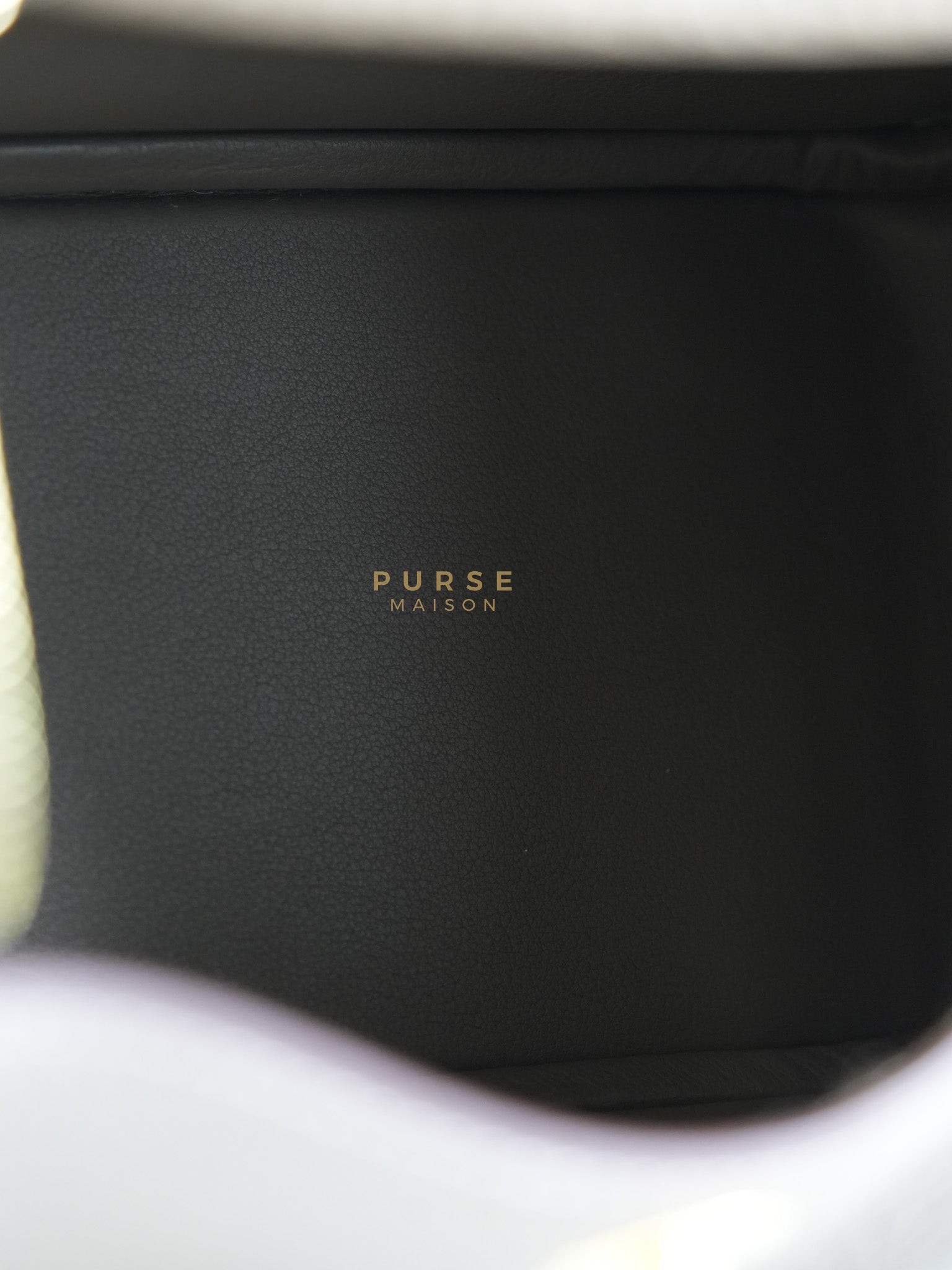 Mini Lindy 19 in Etoupe Clemence Leather & Gold Hardware Stamp U (2022) | Purse Maison Luxury Bags Shop