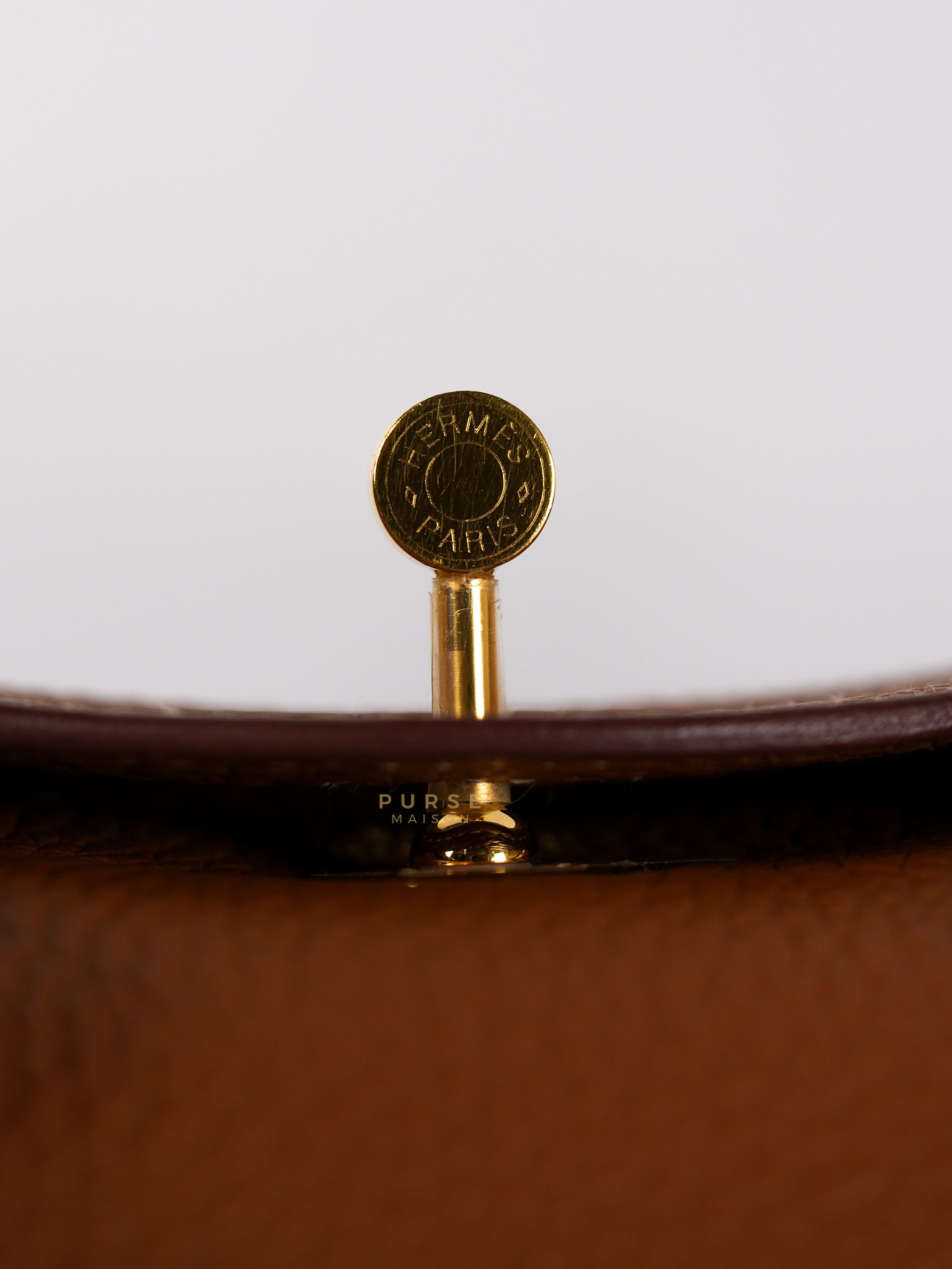 Mini Lindy Bag Gold Clemence Leather in Gold Hardware Stamp Z (2021) | Purse Maison Luxury Bags Shop