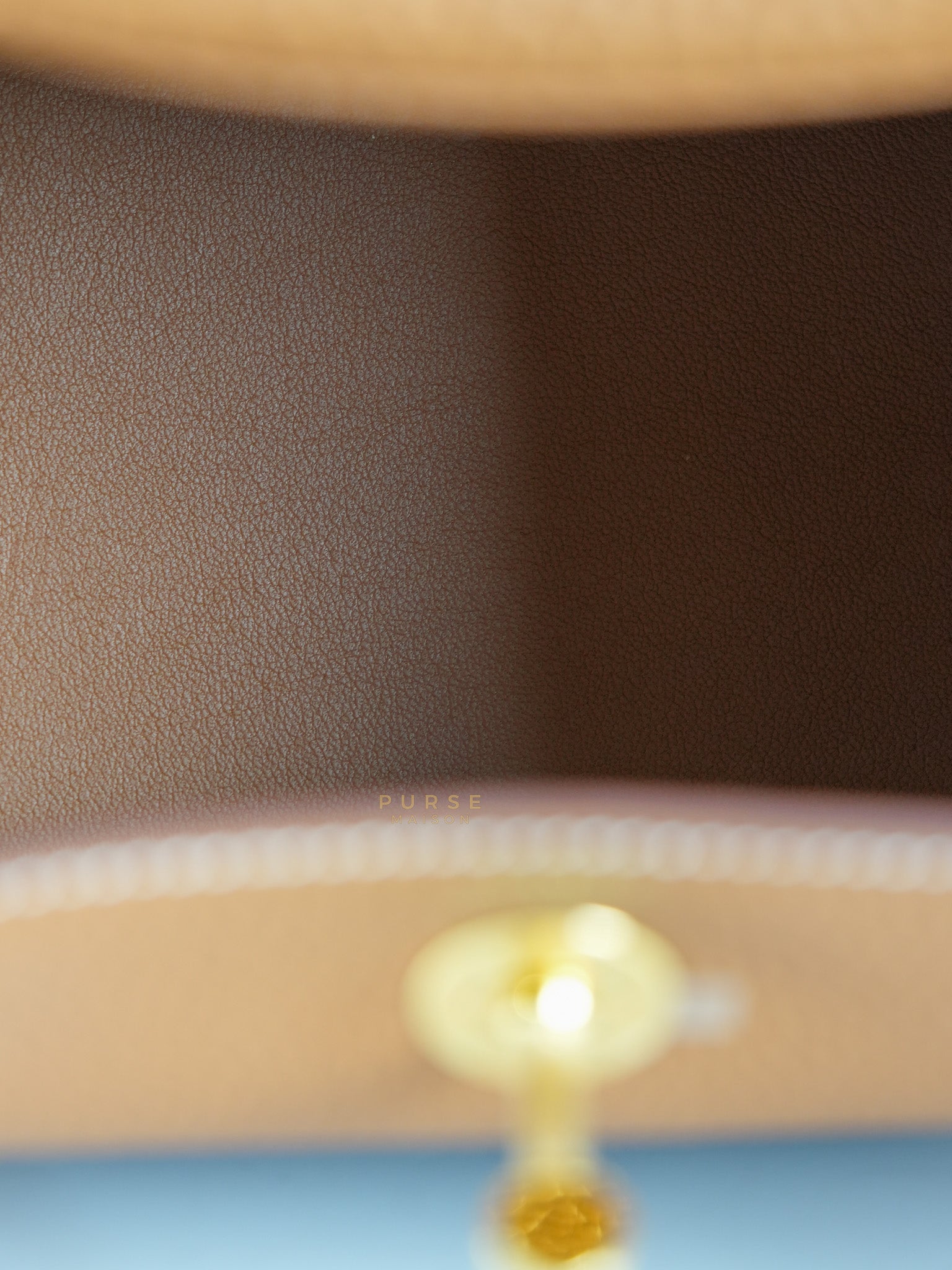 Mini Lindy Bag Gold Clemence Leather in Gold Hardware Stamp Z (2021) | Purse Maison Luxury Bags Shop